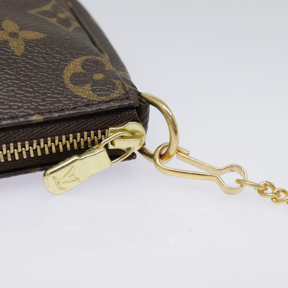 LOUIS VUITTON Monogram Mini Pochette Accessoires Pouch M58009 LV Auth 93936