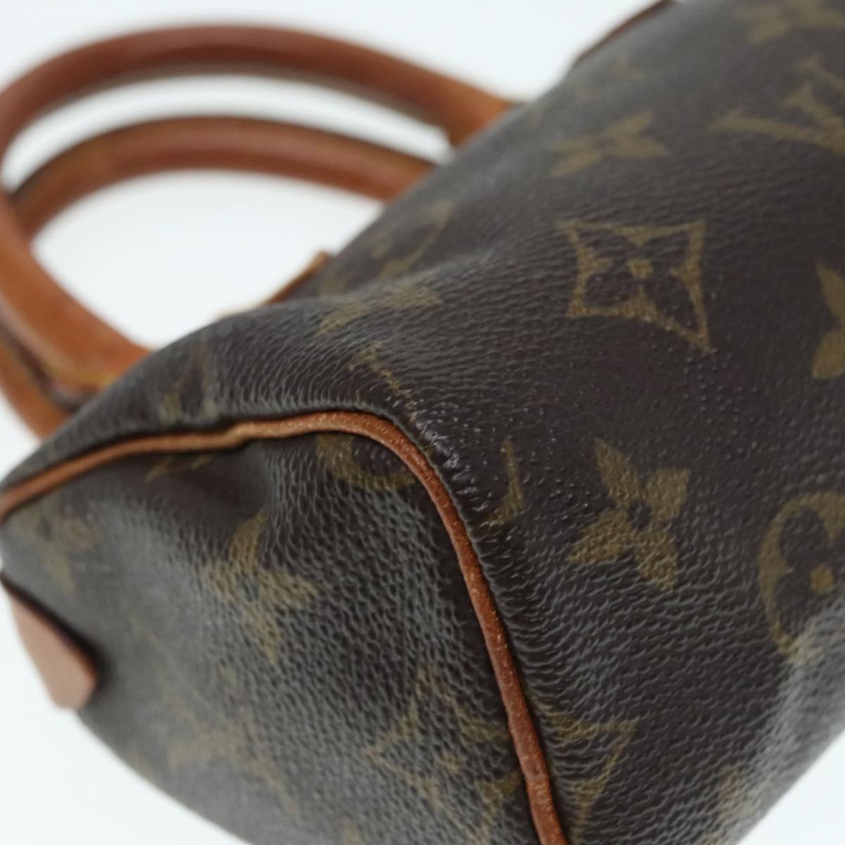 LOUIS VUITTON Monogram Mini Speedy Hand Bag M41534 LV Auth 93942