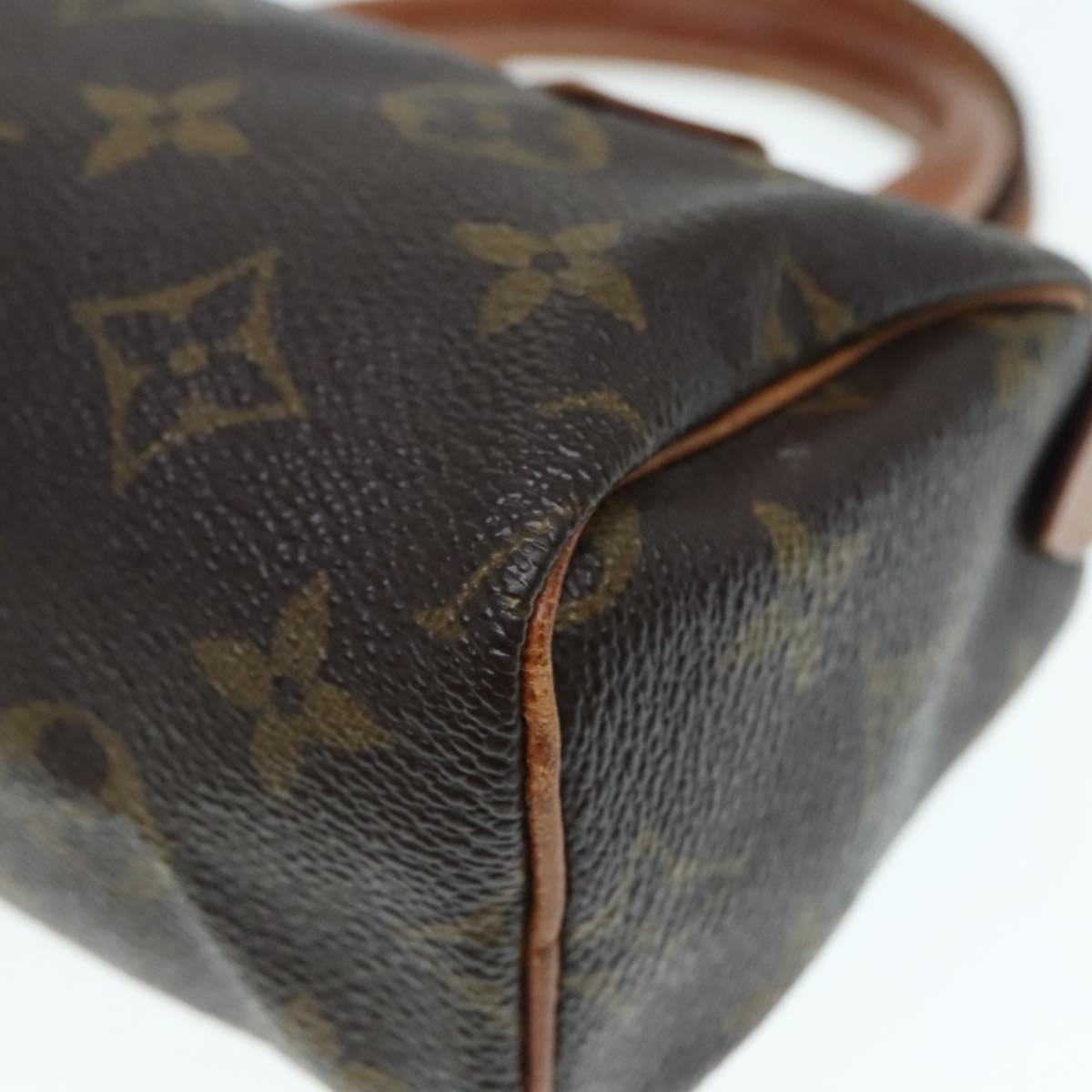 LOUIS VUITTON Monogram Mini Speedy Hand Bag M41534 LV Auth 93942