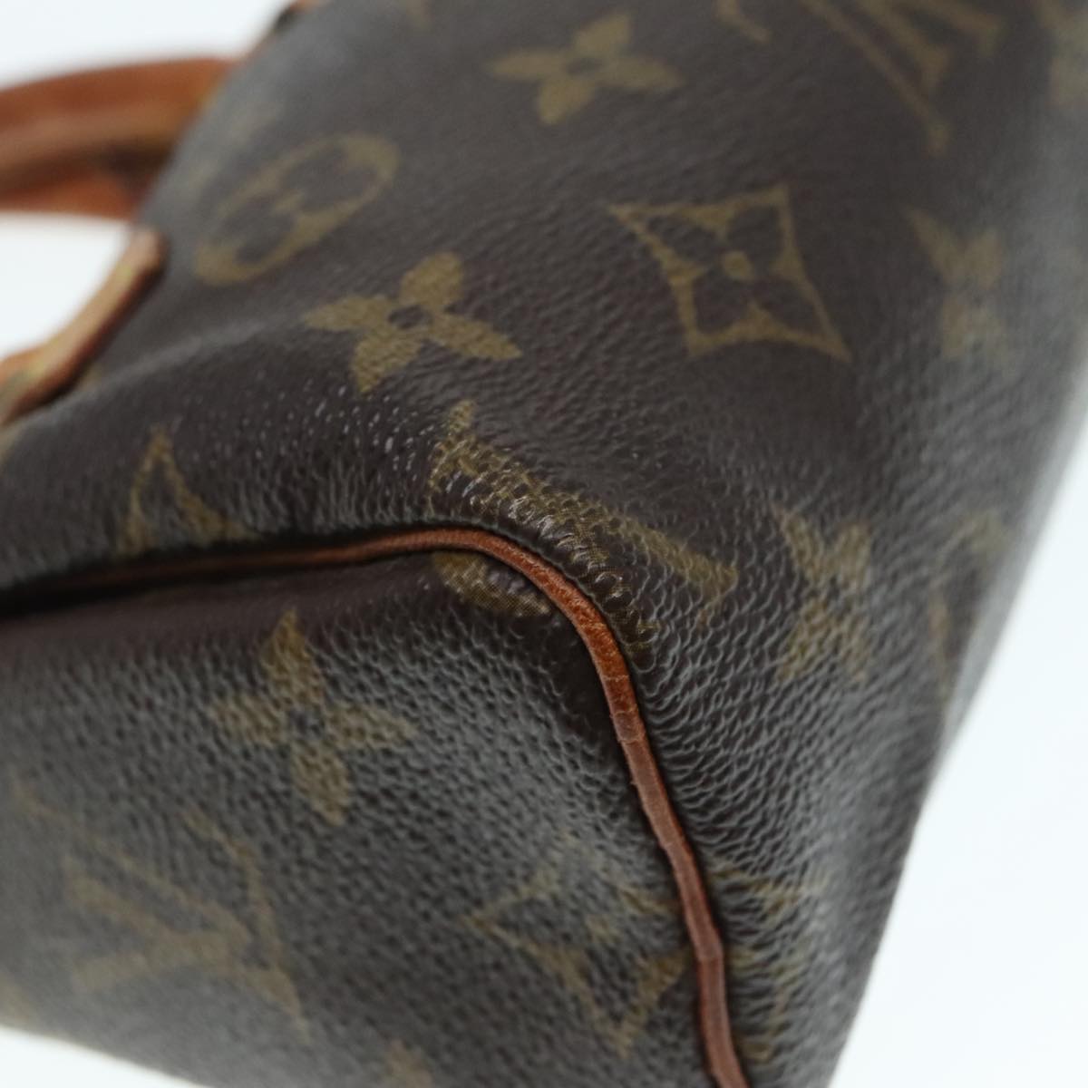 LOUIS VUITTON Monogram Mini Speedy Hand Bag M41534 LV Auth 93942