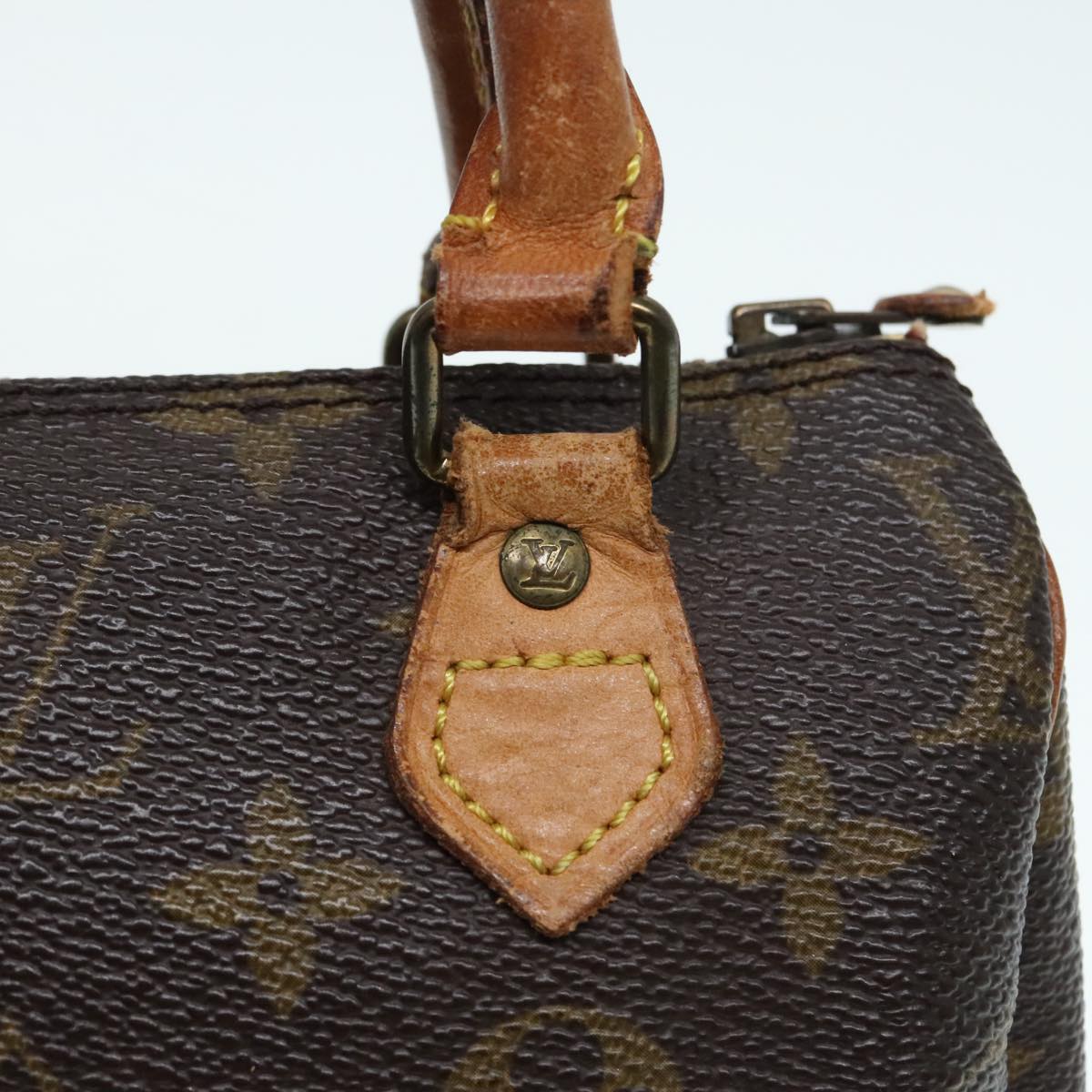 LOUIS VUITTON Monogram Mini Speedy Hand Bag M41534 LV Auth 93942