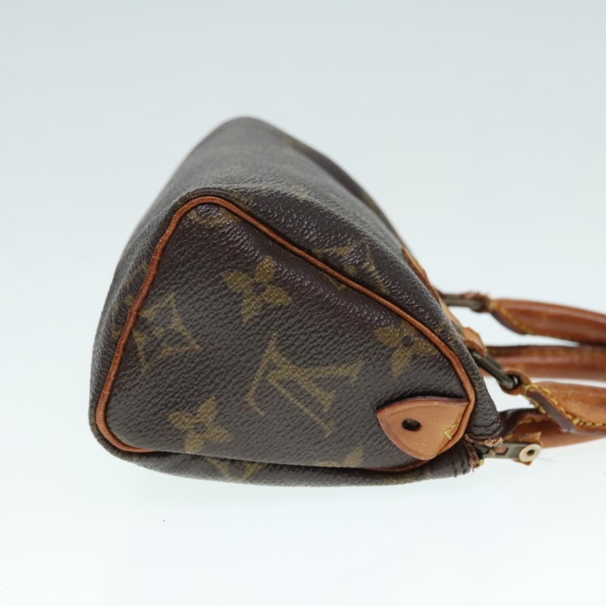 LOUIS VUITTON Monogram Mini Speedy Hand Bag M41534 LV Auth 93942