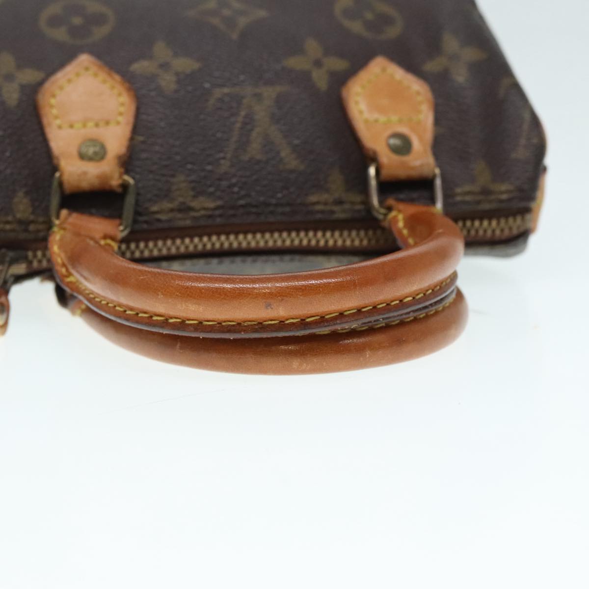 LOUIS VUITTON Monogram Mini Speedy Hand Bag M41534 LV Auth 93942