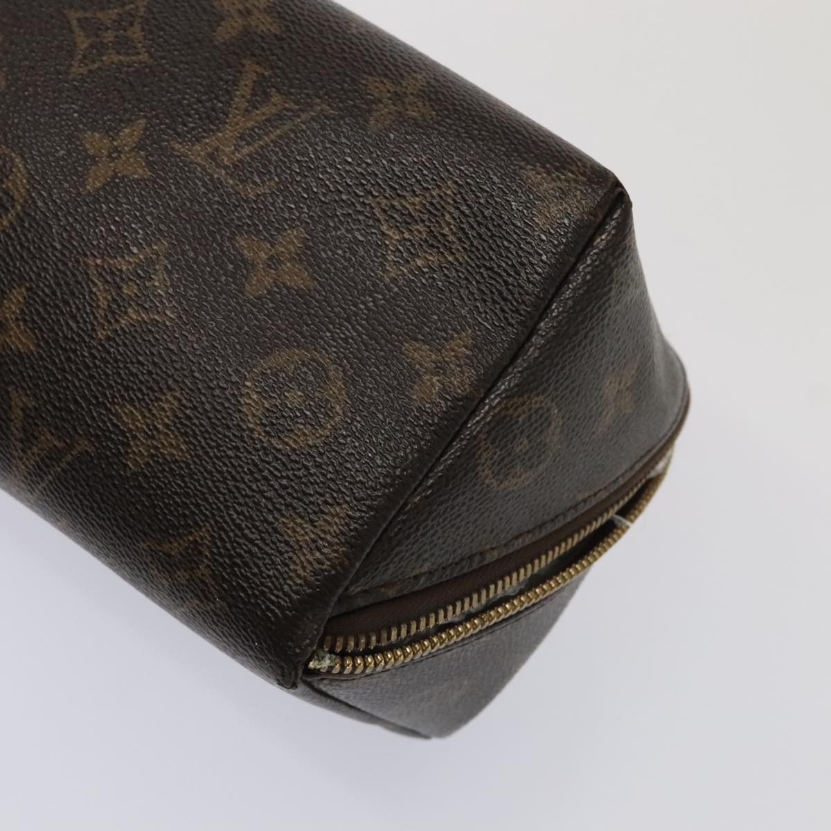 LOUIS VUITTON Monogram Shoe Care Kit Pouch Pouch M47925 LV Auth 93946