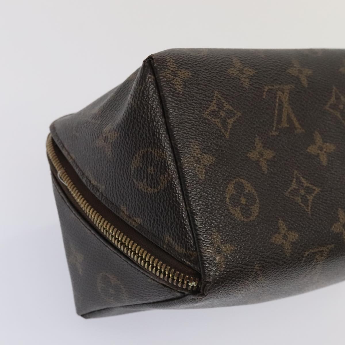 LOUIS VUITTON Monogram Shoe Care Kit Pouch Pouch M47925 LV Auth 93946