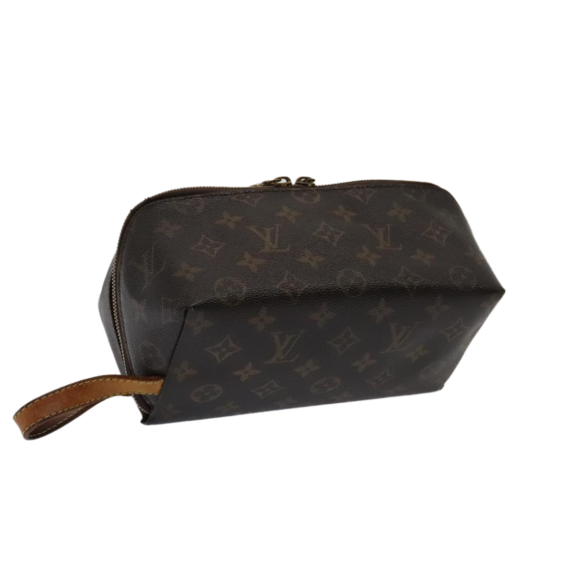 LOUIS VUITTON Monogram Shoe Care Kit Pouch Pouch M47925 LV Auth 93946