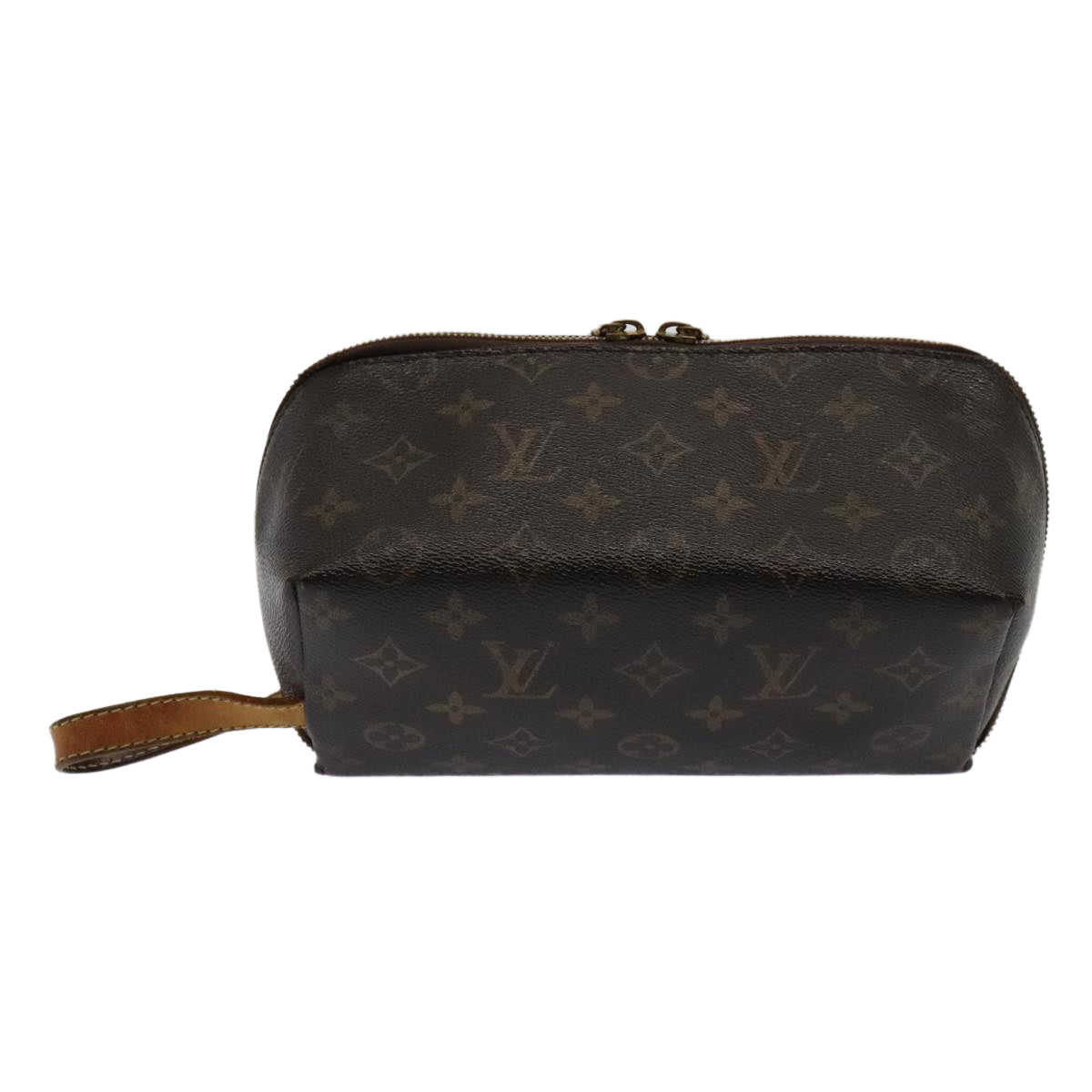 LOUIS VUITTON Monogram Shoe Care Kit Pouch Pouch M47925 LV Auth 93946