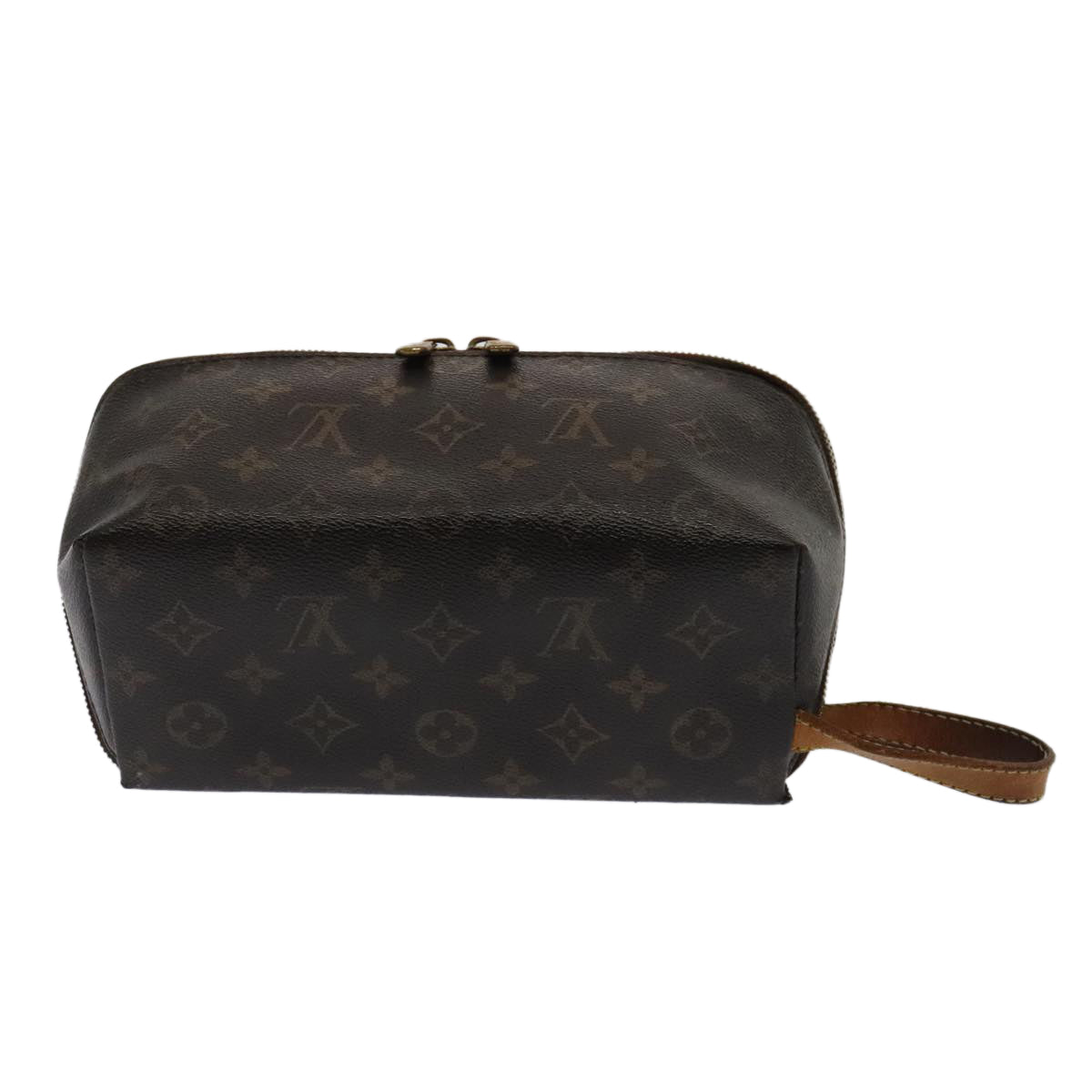 LOUIS VUITTON Monogram Shoe Care Kit Pouch Pouch M47925 LV Auth 93946