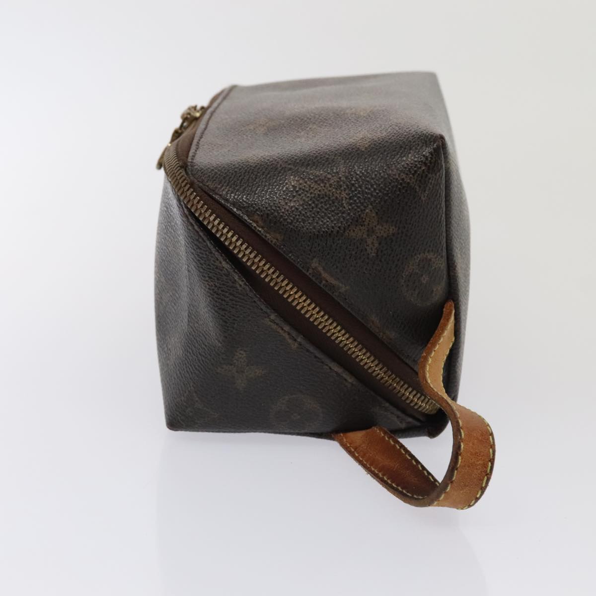 LOUIS VUITTON Monogram Shoe Care Kit Pouch Pouch M47925 LV Auth 93946