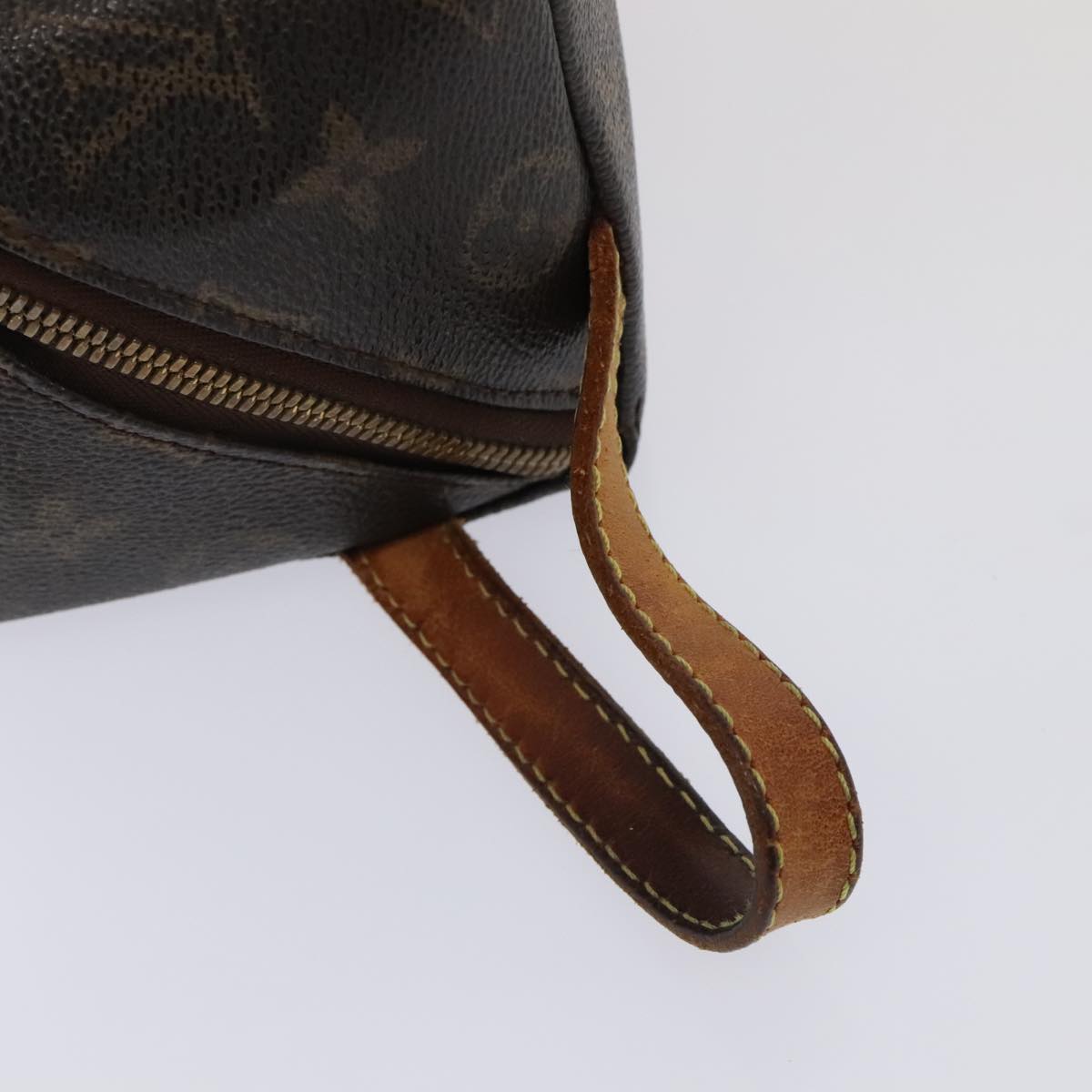 LOUIS VUITTON Monogram Shoe Care Kit Pouch Pouch M47925 LV Auth 93946