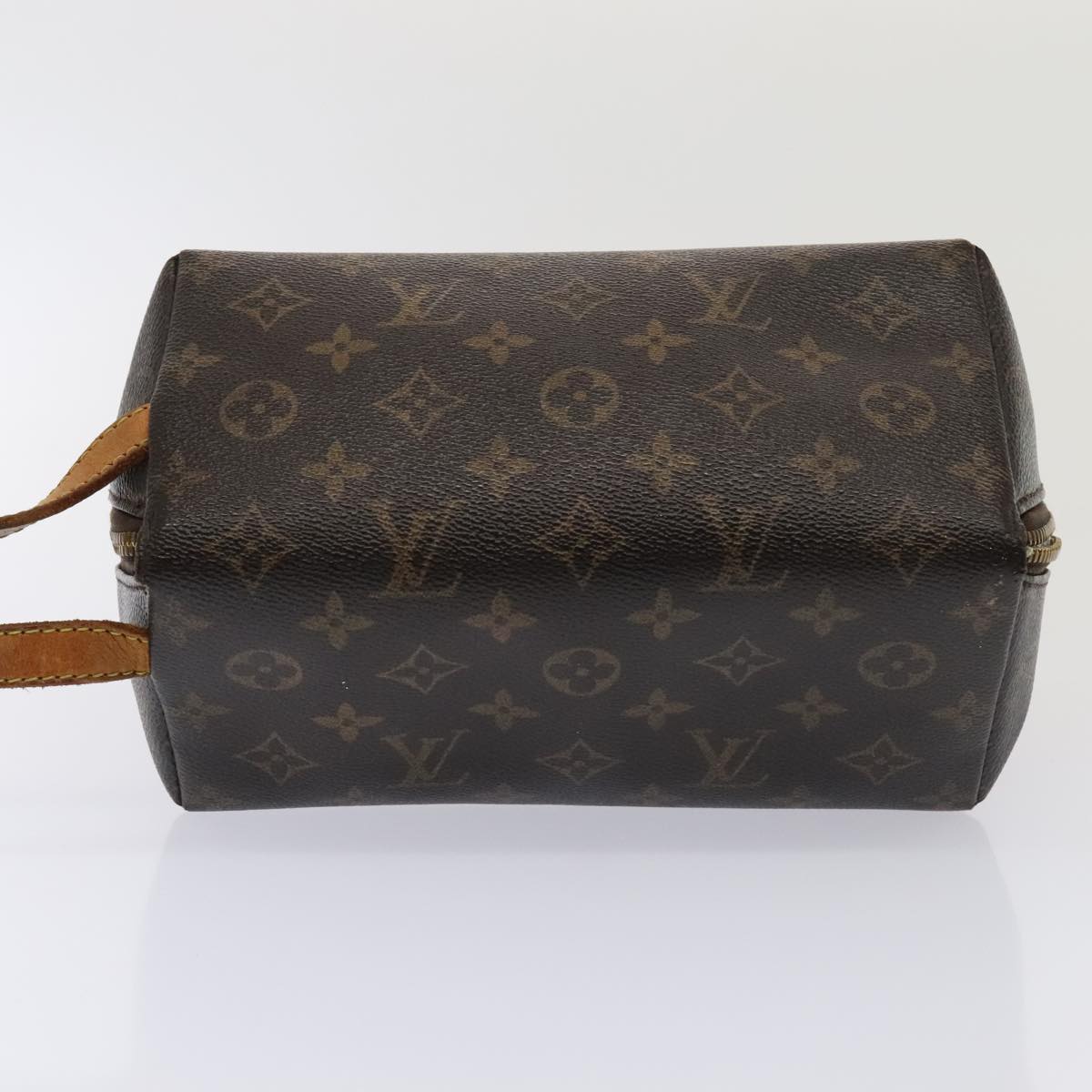 LOUIS VUITTON Monogram Shoe Care Kit Pouch Pouch M47925 LV Auth 93946