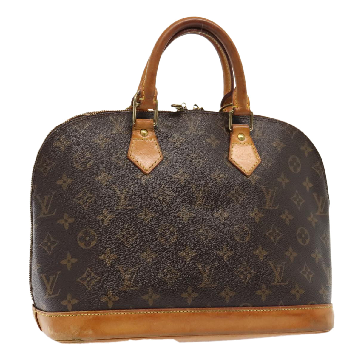 LOUIS VUITTON Monogram Alma Hand Bag M51130 LV Auth 93951