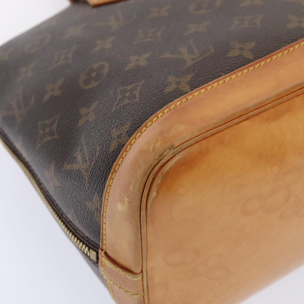 LOUIS VUITTON Monogram Alma Hand Bag M51130 LV Auth 93951