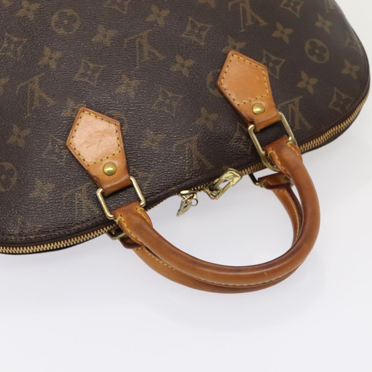 LOUIS VUITTON Monogram Alma Hand Bag M51130 LV Auth 93951