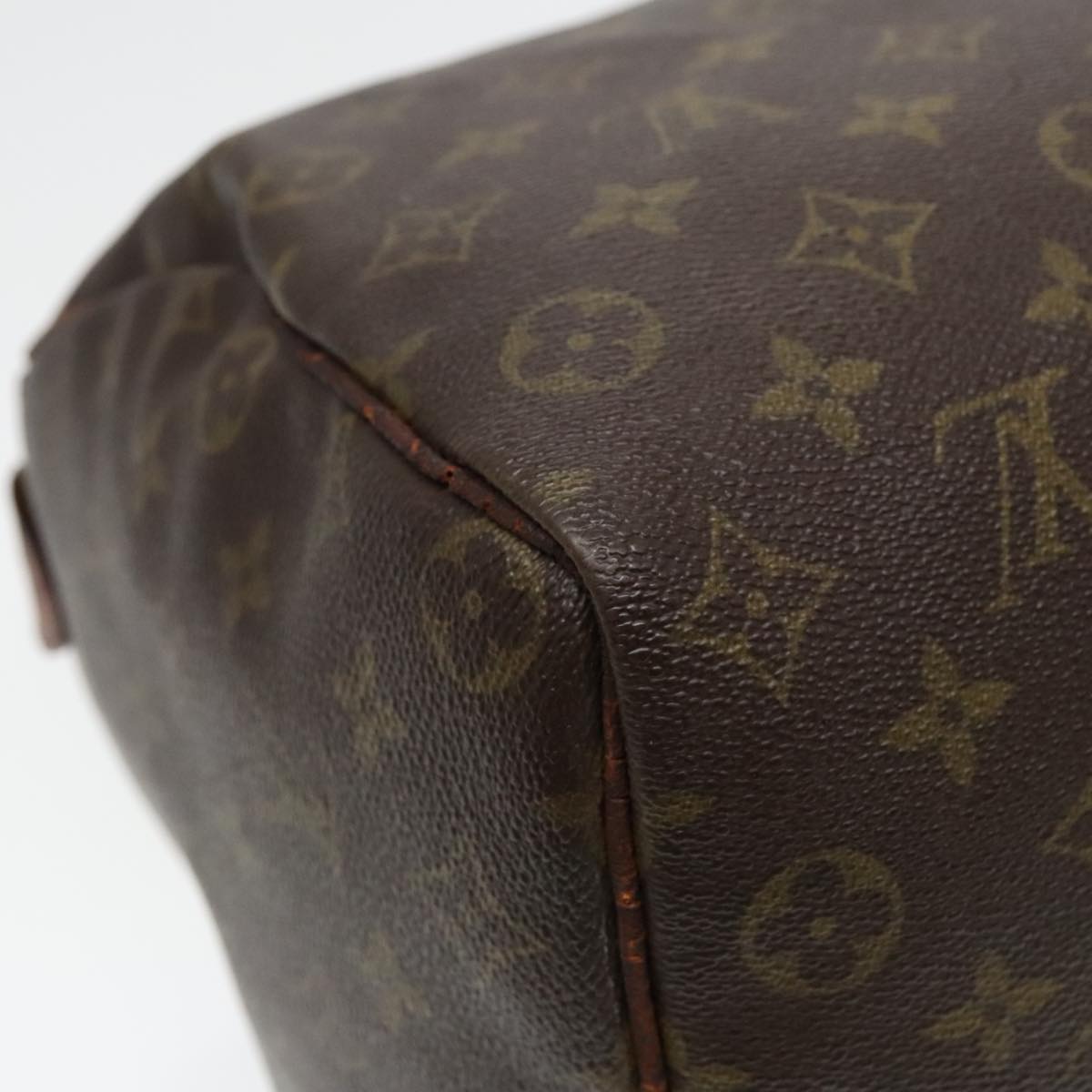 LOUIS VUITTON Monogram Speedy 35 Hand Bag M41524 LV Auth 93969