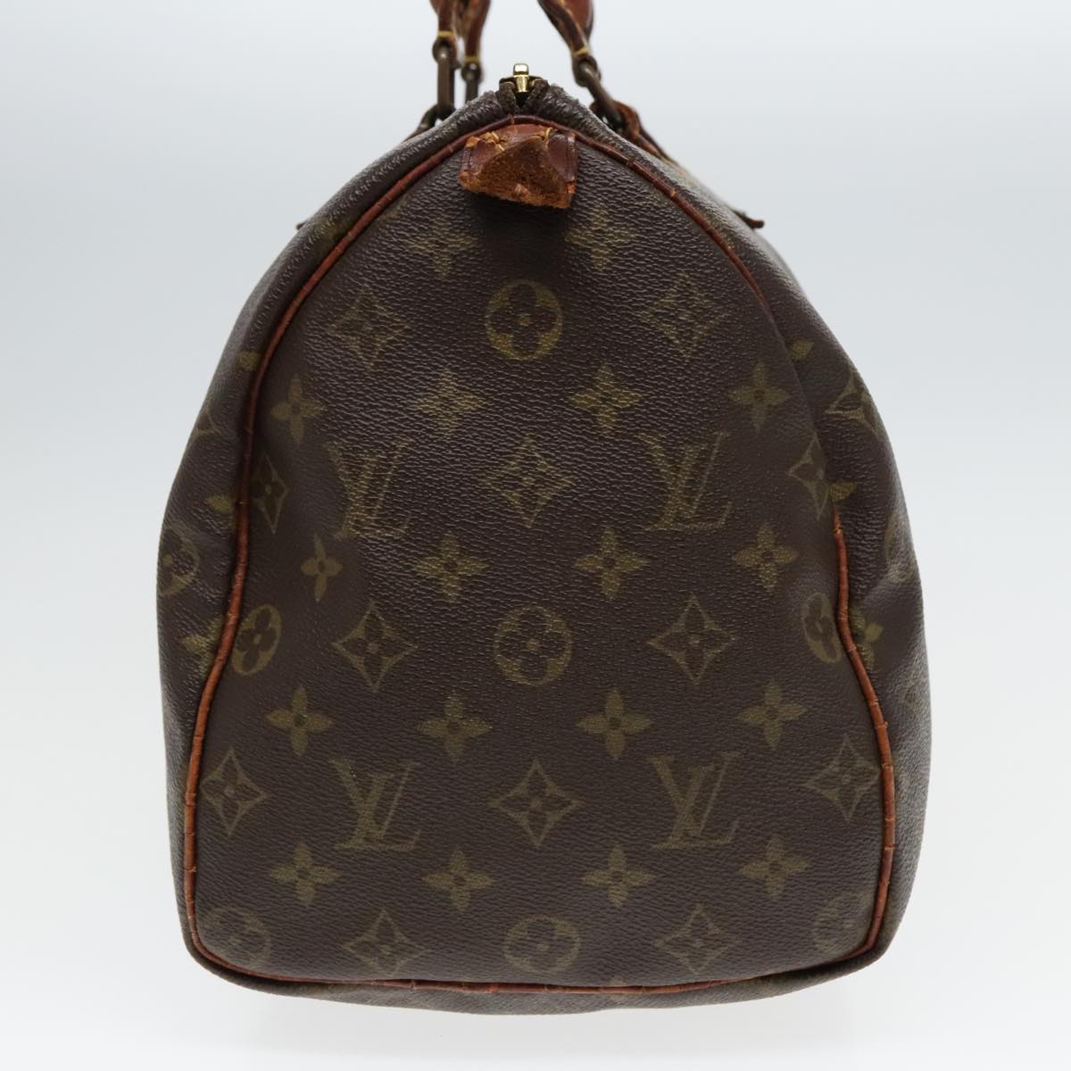 LOUIS VUITTON Monogram Speedy 35 Hand Bag M41524 LV Auth 93969