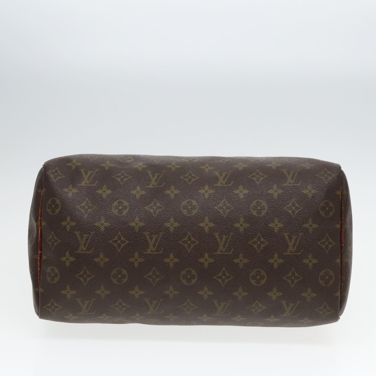 LOUIS VUITTON Monogram Speedy 35 Hand Bag M41524 LV Auth 93969