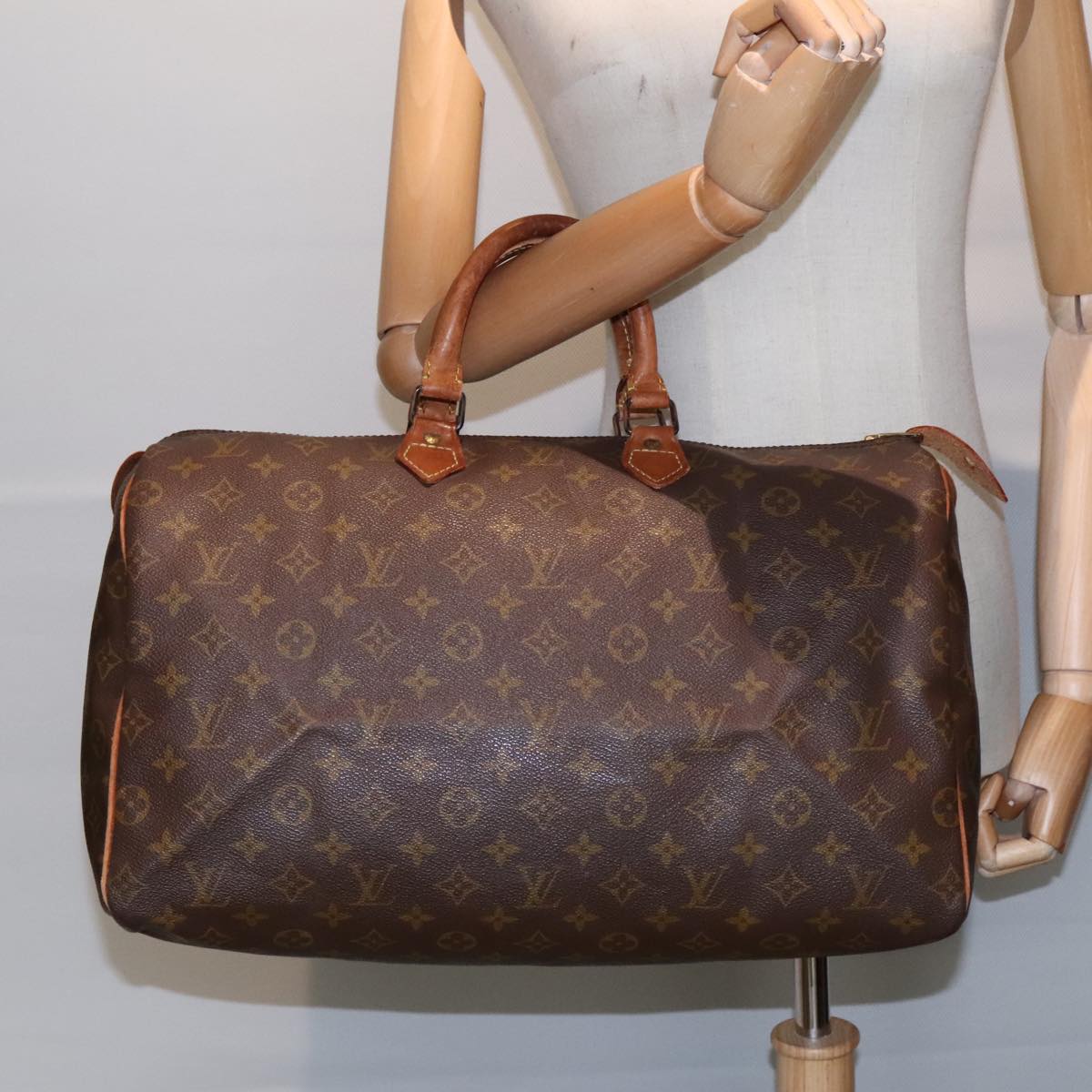 LOUIS VUITTON Monogram Speedy 40 Hand Bag M41522 LV Auth 93970