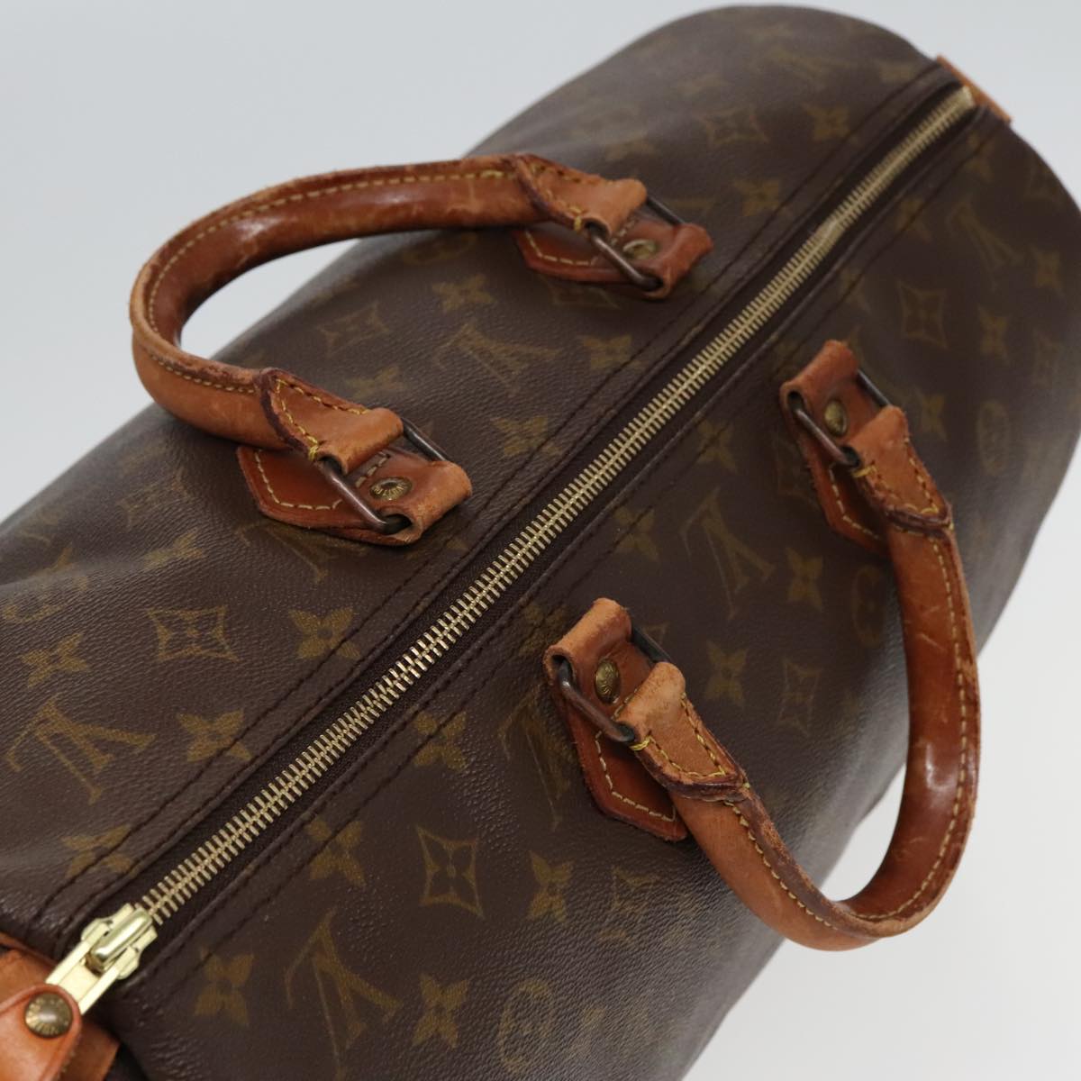 LOUIS VUITTON Monogram Speedy 40 Hand Bag M41522 LV Auth 93970