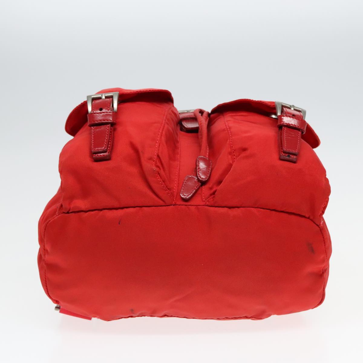 PRADA Backpack Nylon Red Auth 94000