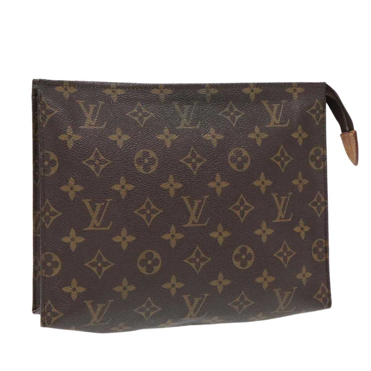 LOUIS VUITTON Monogram Poche Toilette 26 Pouch M47542 LV Auth 94049