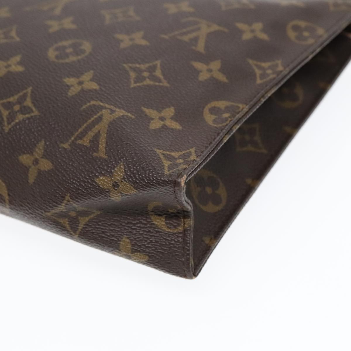 LOUIS VUITTON Monogram Poche Toilette 26 Pouch M47542 LV Auth 94049