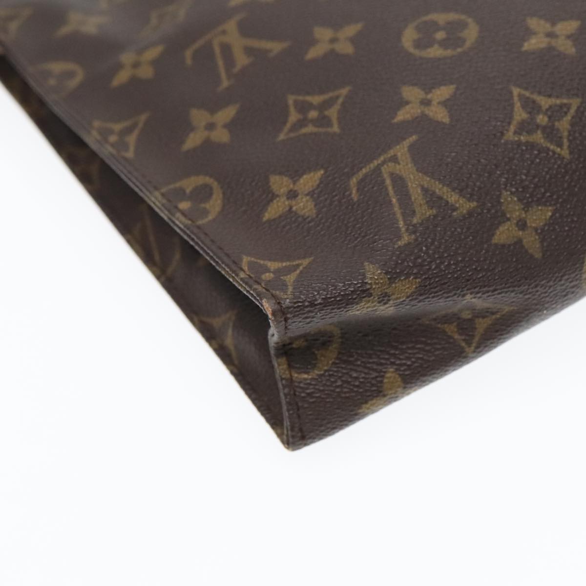 LOUIS VUITTON Monogram Poche Toilette 26 Pouch M47542 LV Auth 94049