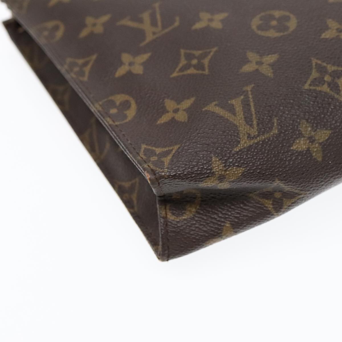 LOUIS VUITTON Monogram Poche Toilette 26 Pouch M47542 LV Auth 94049