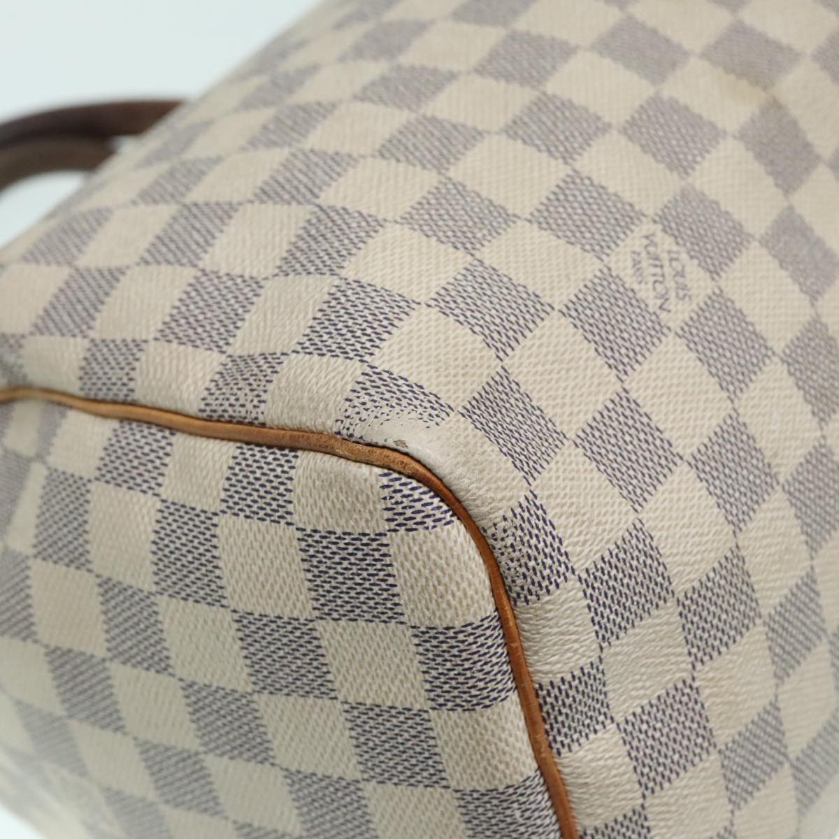 LOUIS VUITTON Damier Azur Speedy 30 Hand Bag N41533 LV Auth 94064