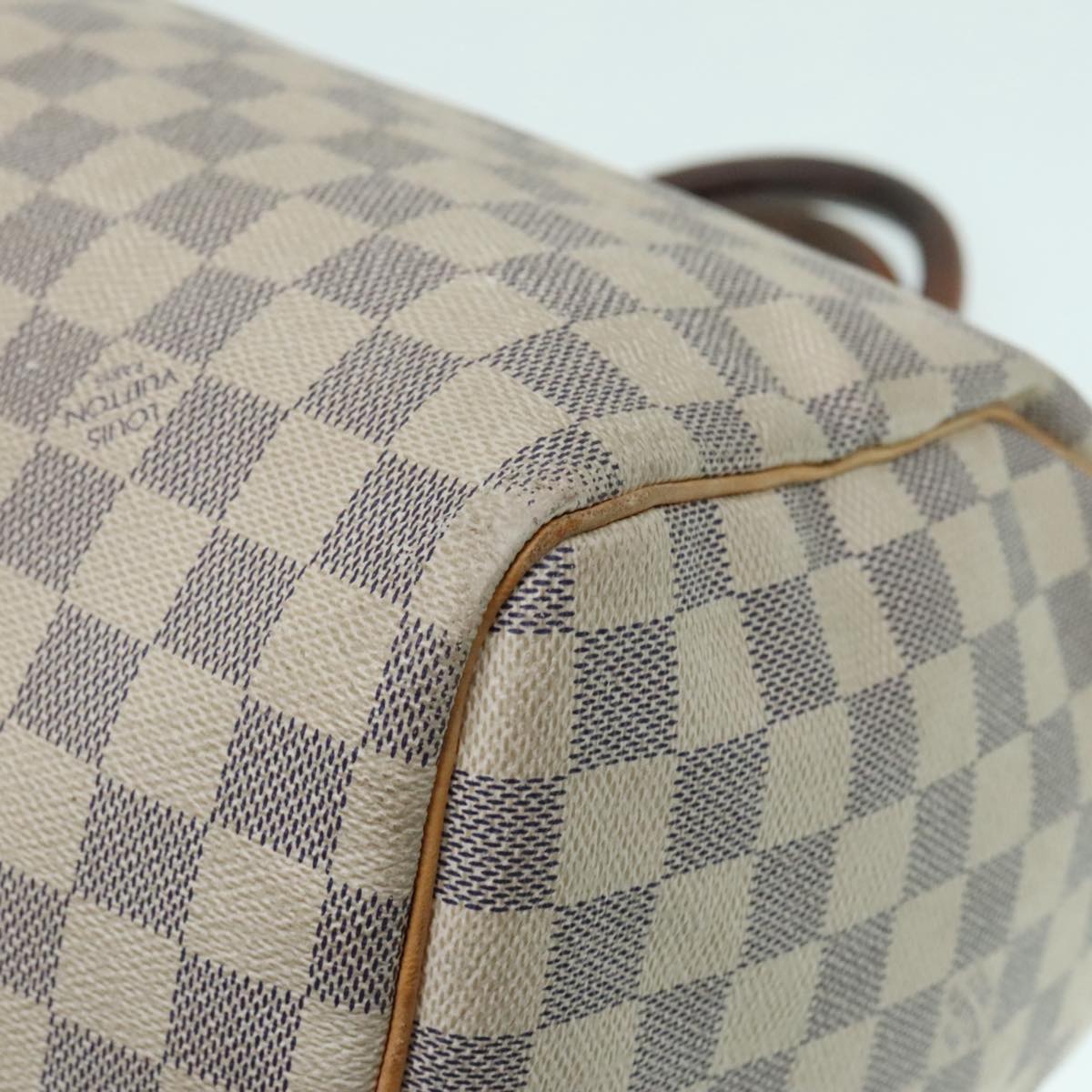 LOUIS VUITTON Damier Azur Speedy 30 Hand Bag N41533 LV Auth 94064