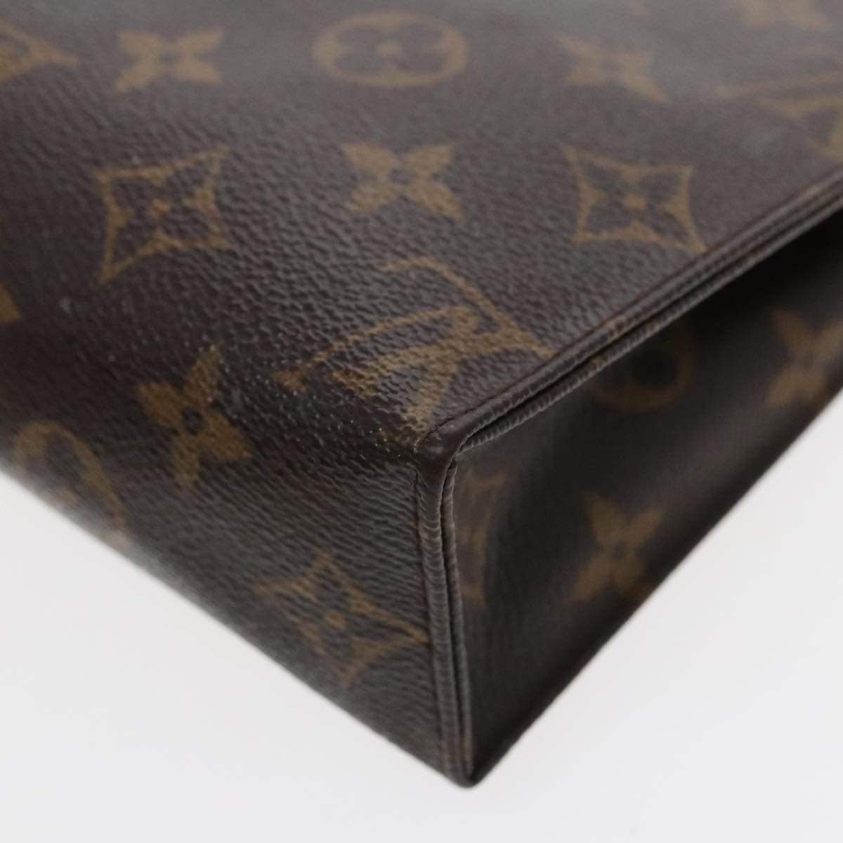 LOUIS VUITTON Monogram Poche Toilette 19 Pouch M47544 LV Auth 94101