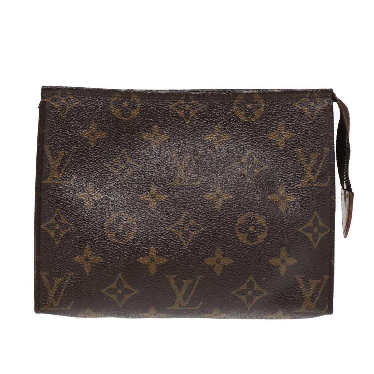 LOUIS VUITTON Monogram Poche Toilette 19 Pouch M47544 LV Auth 94101