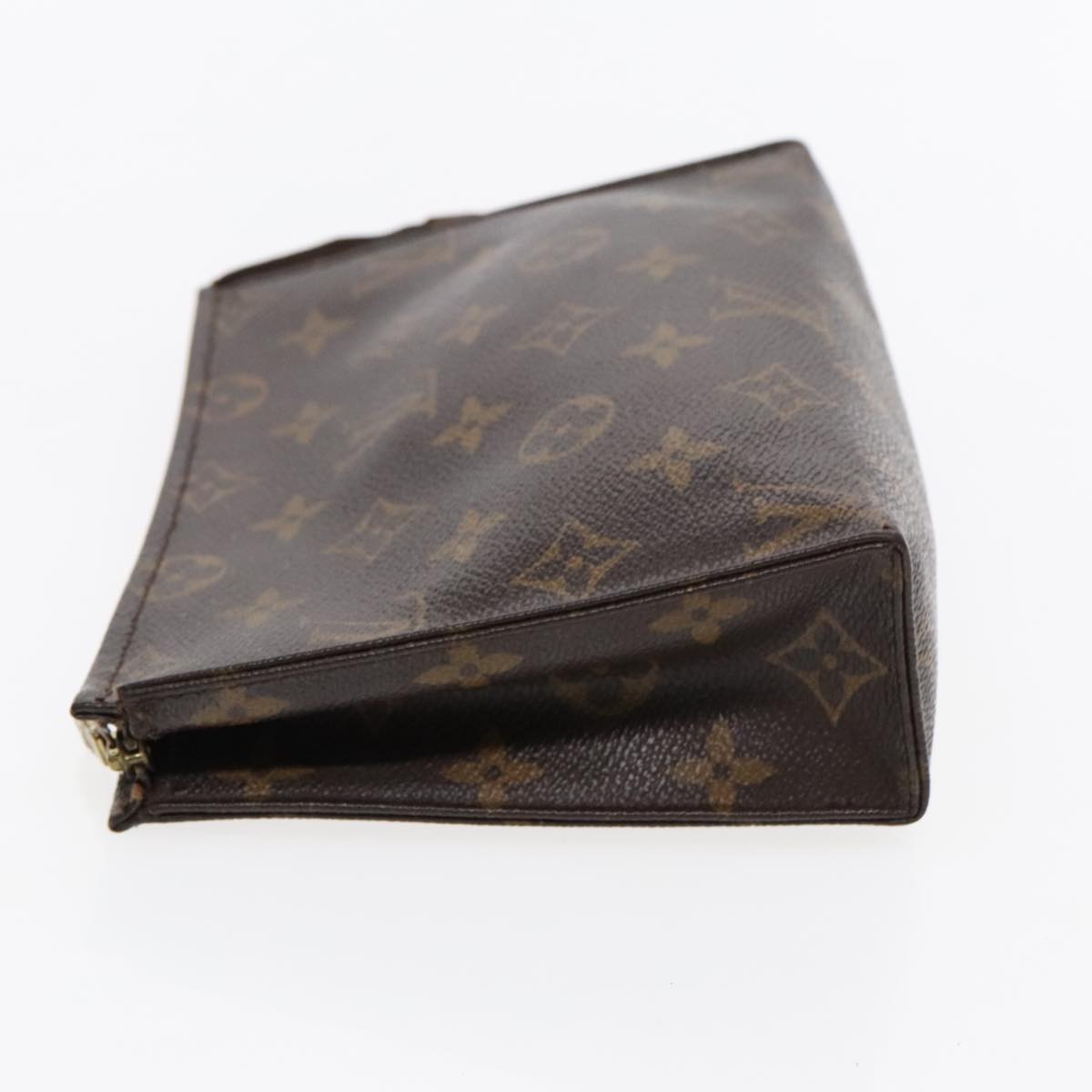 LOUIS VUITTON Monogram Poche Toilette 19 Pouch M47544 LV Auth 94101