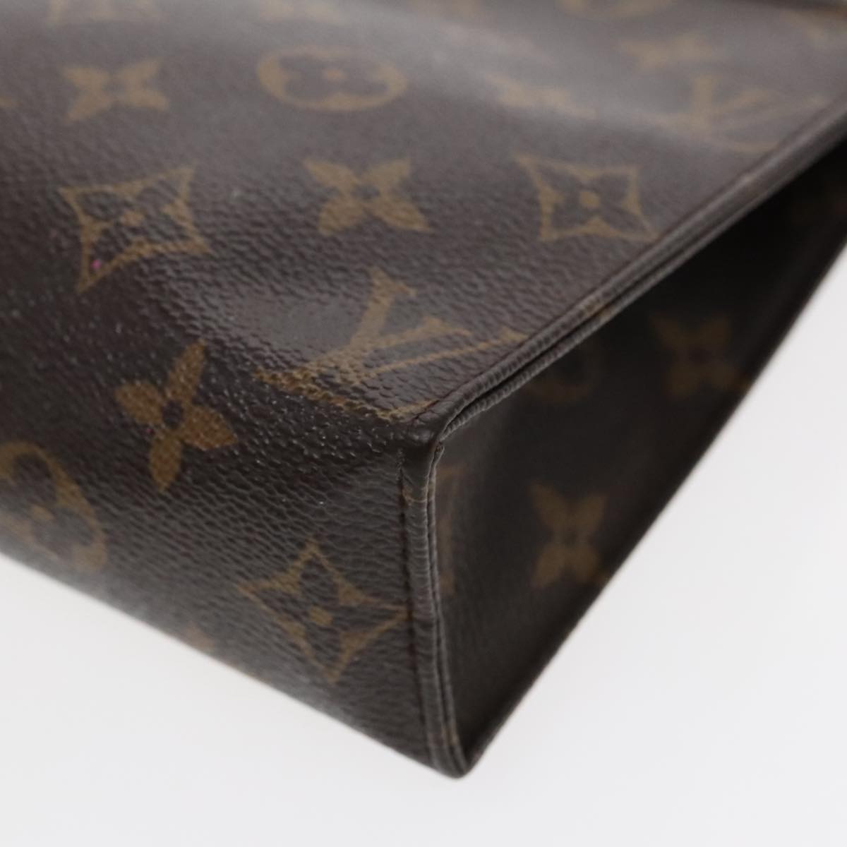 LOUIS VUITTON Monogram Poche Toilette 19 Pouch M47544 LV Auth 94101