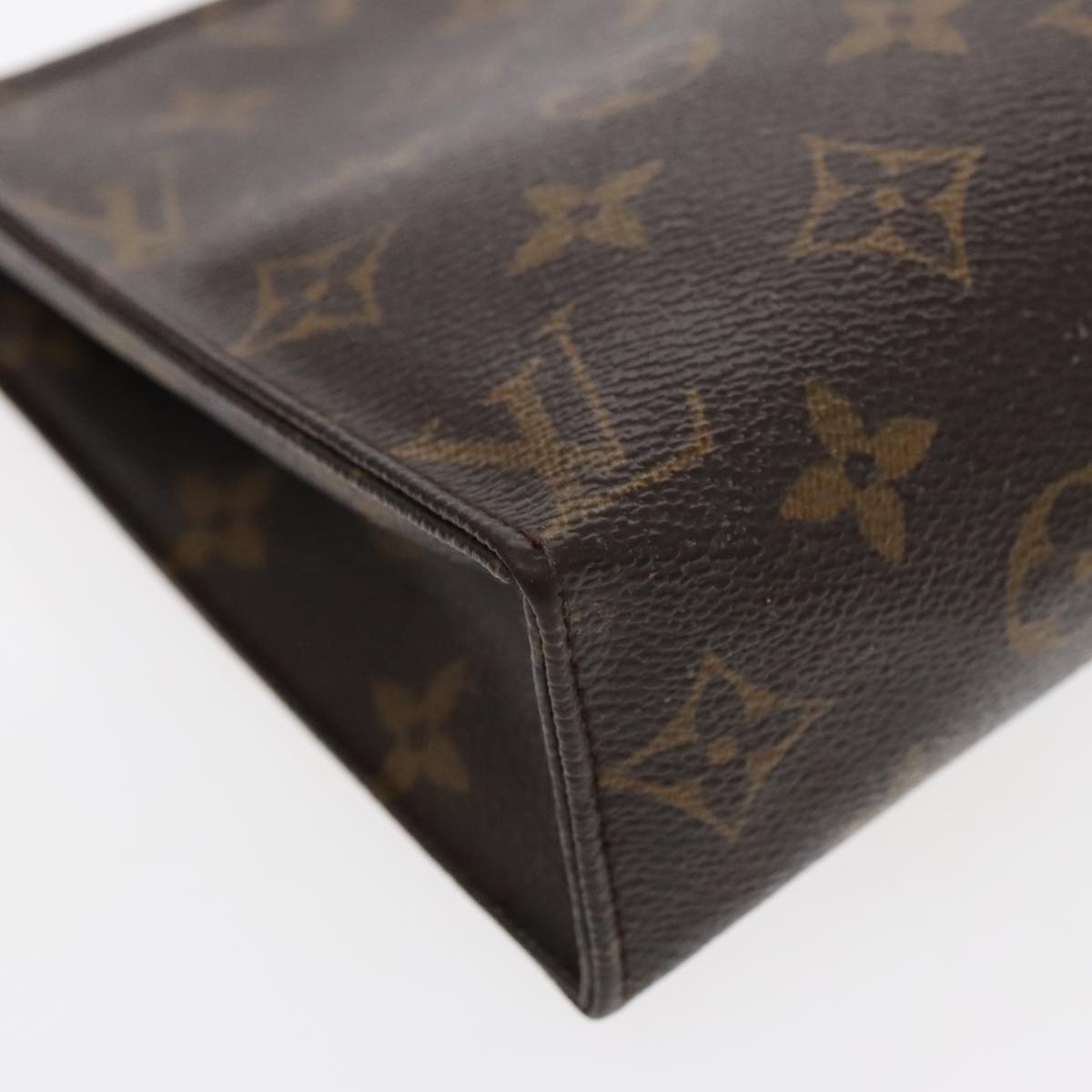 LOUIS VUITTON Monogram Poche Toilette 19 Pouch M47544 LV Auth 94101