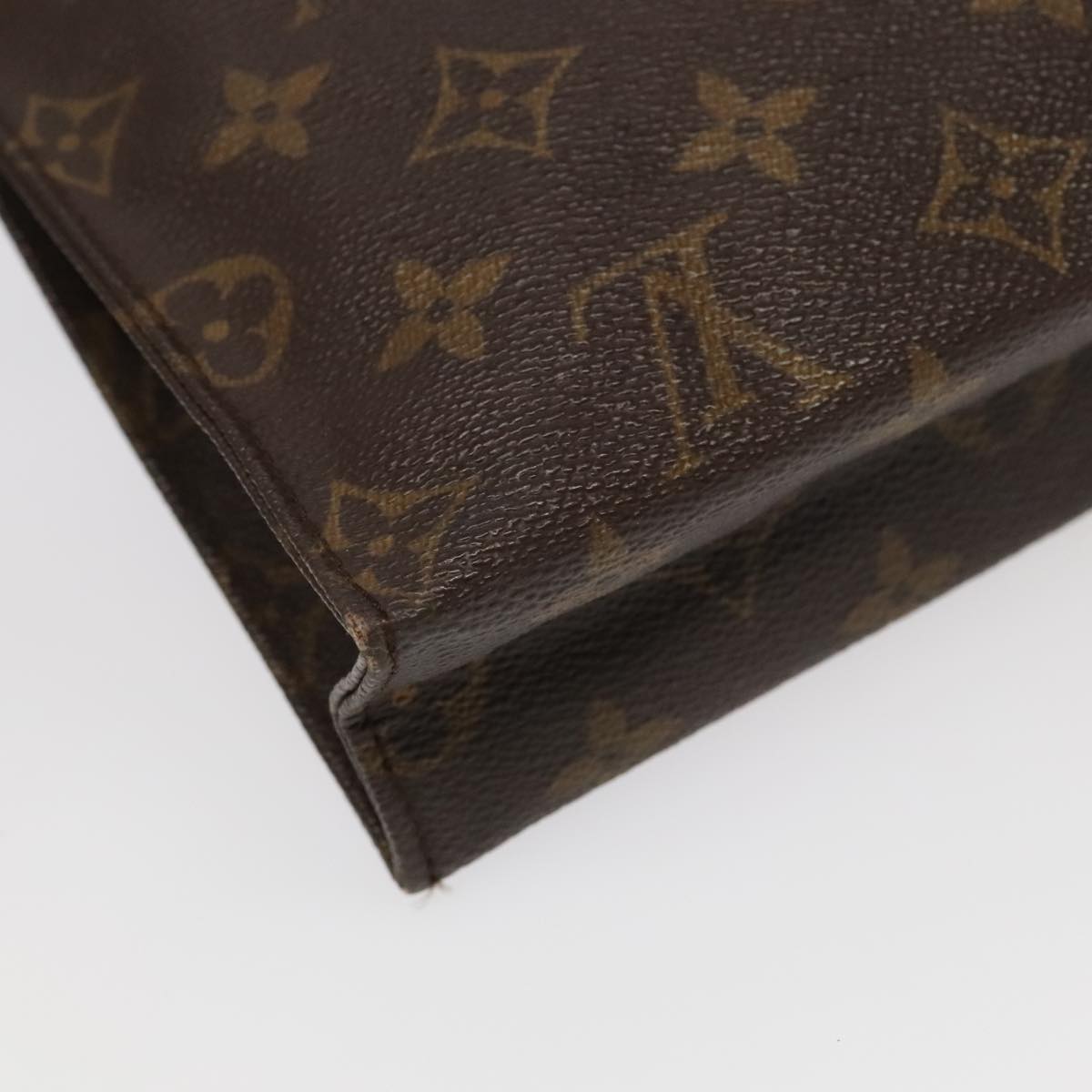 LOUIS VUITTON Monogram Poche Toilette 26 Pouch M47542 LV Auth 94102