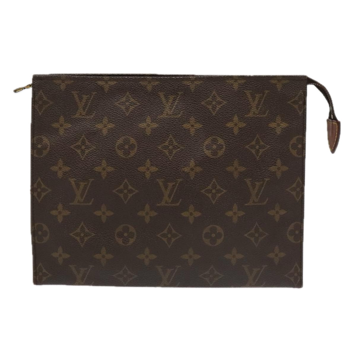 LOUIS VUITTON Monogram Poche Toilette 26 Pouch M47542 LV Auth 94102