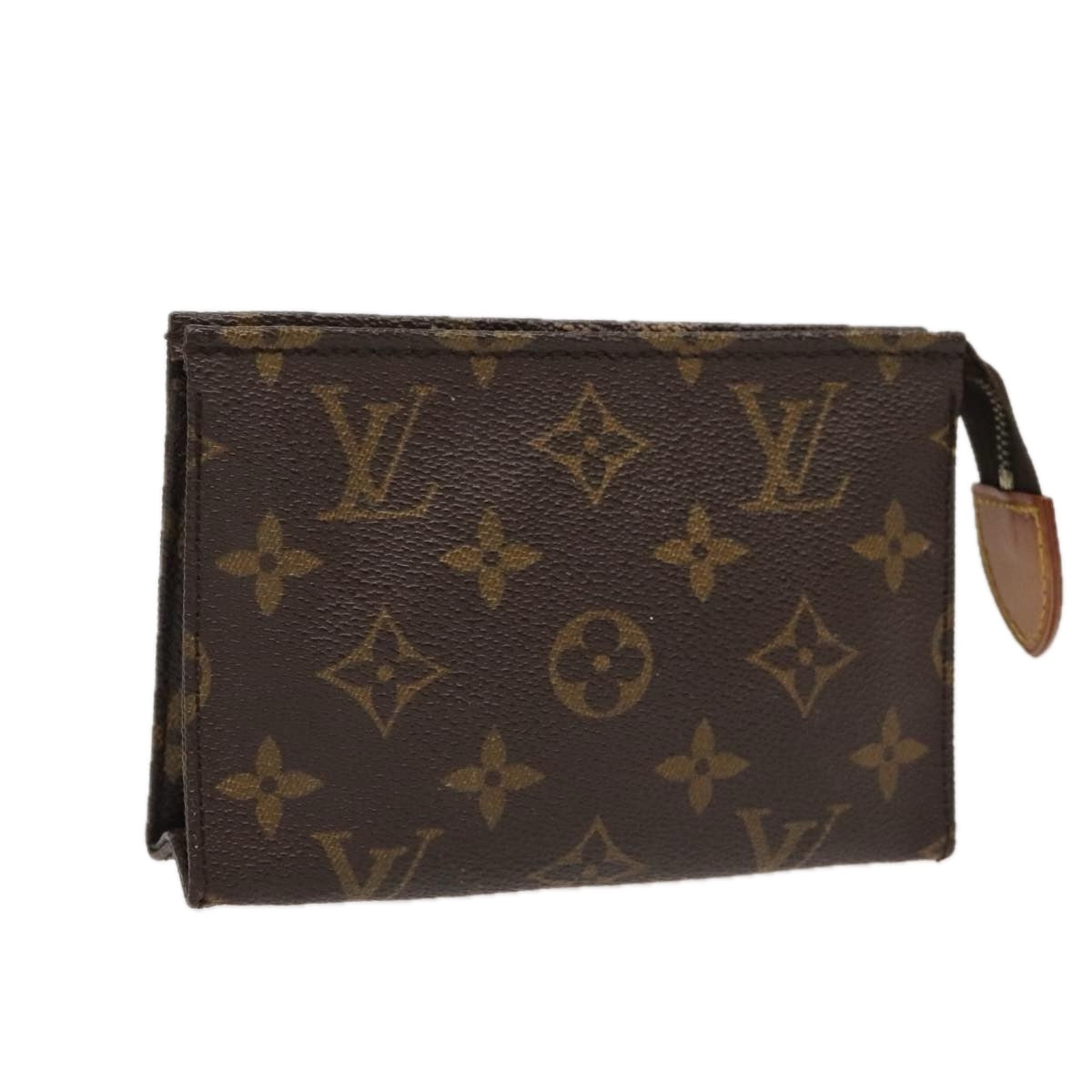 LOUIS VUITTON Monogram Poche Toilette 15 Pouch M47546 LV Auth 94104