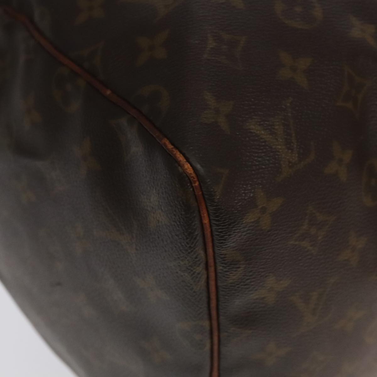 LOUIS VUITTON Monogram Keepall 55 Boston Bag M41424 LV Auth 94115