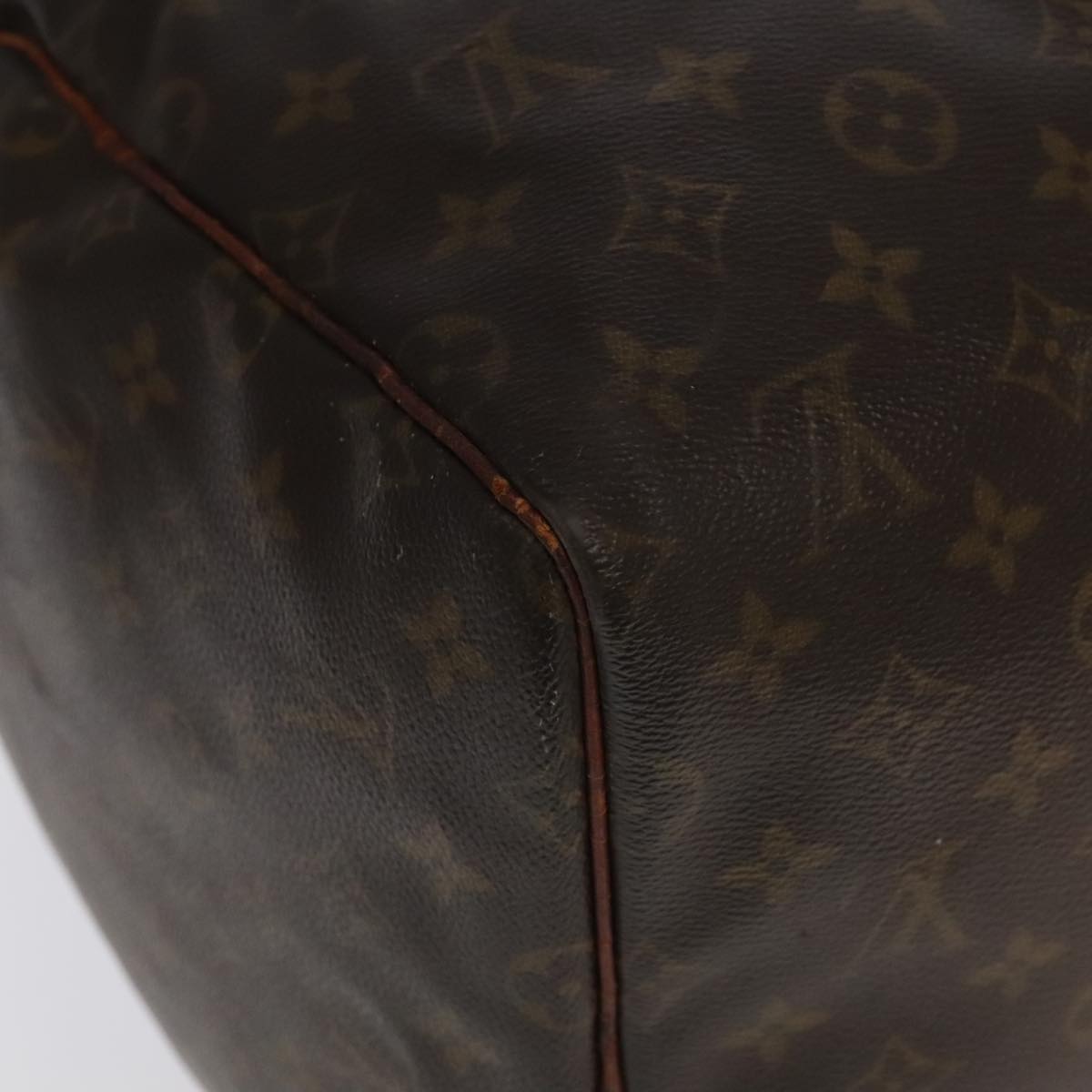 LOUIS VUITTON Monogram Keepall 55 Boston Bag M41424 LV Auth 94115