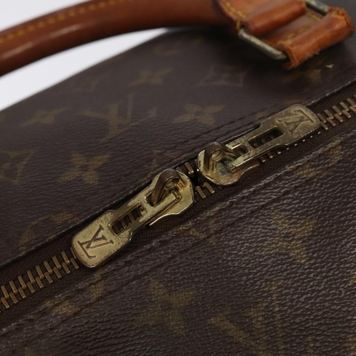 LOUIS VUITTON Monogram Keepall 55 Boston Bag M41424 LV Auth 94115