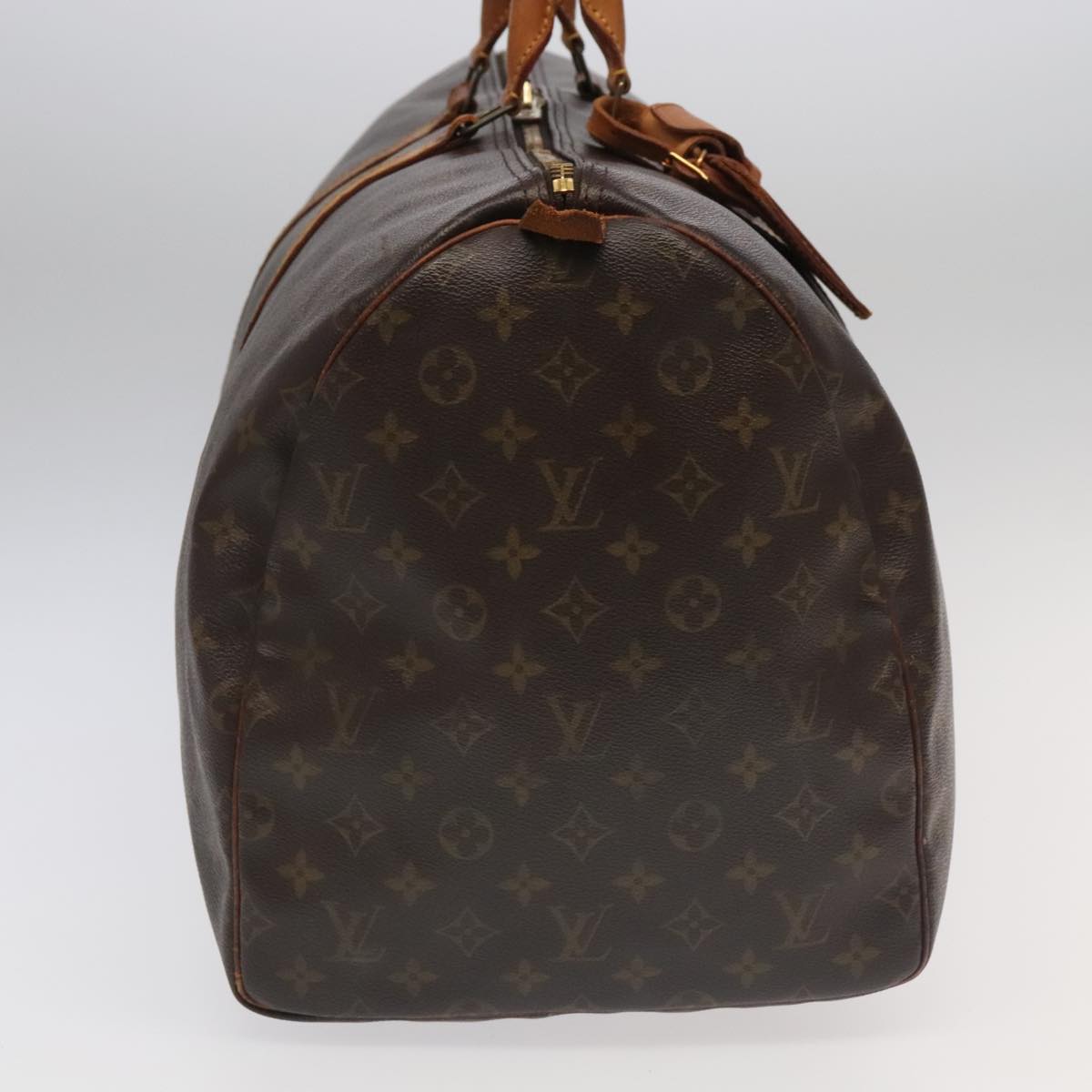 LOUIS VUITTON Monogram Keepall 55 Boston Bag M41424 LV Auth 94115