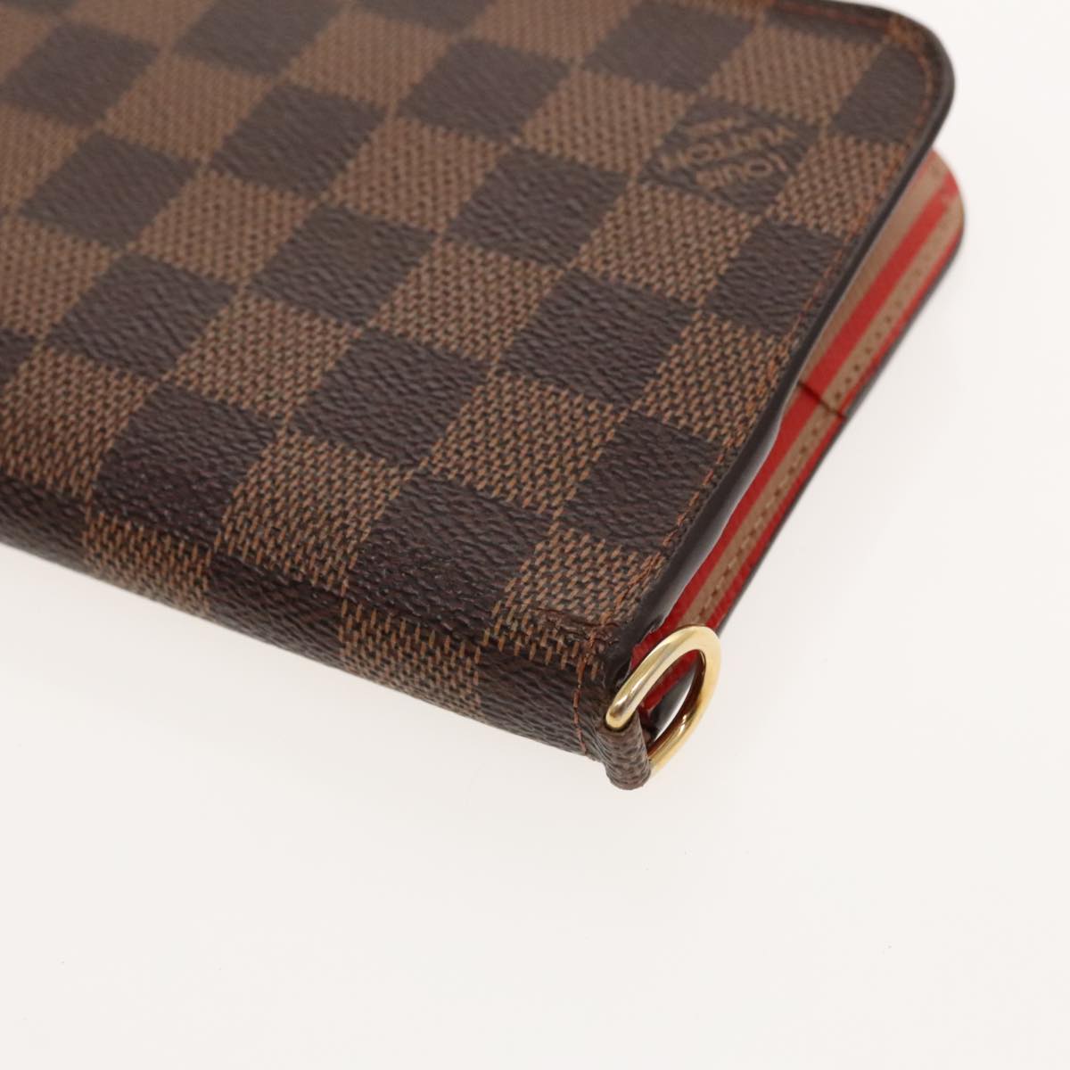 LOUIS VUITTON Damier Ebene Portefeuille Insolite Long Wallet N63180 Auth 94122