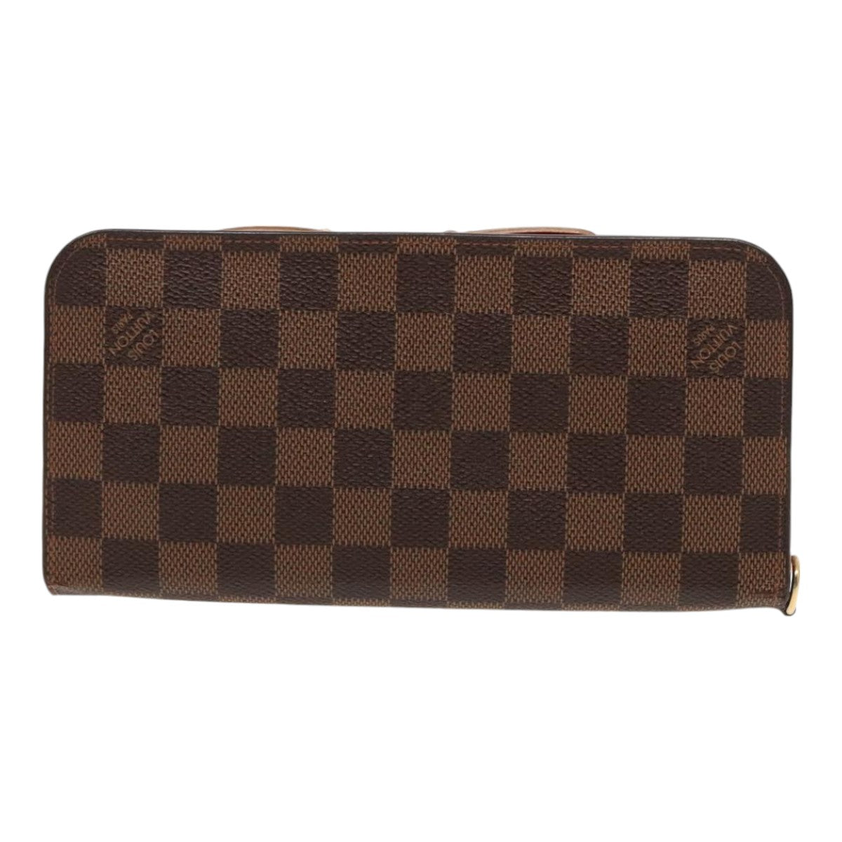 LOUIS VUITTON Damier Ebene Portefeuille Insolite Long Wallet N63180 Auth 94122