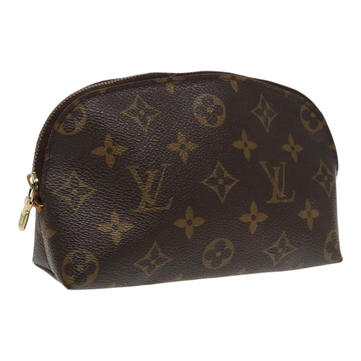 LOUIS VUITTON Monogram Pochette Cosmetic PM Cosmetic Pouch M47515 LV Auth 94125