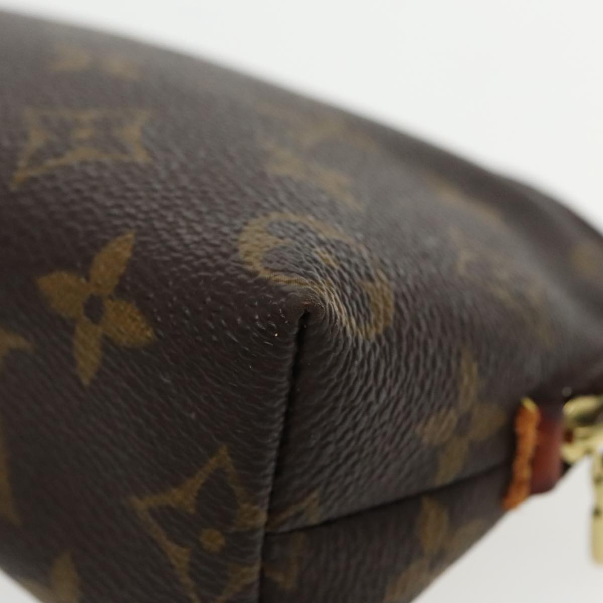 LOUIS VUITTON Monogram Pochette Cosmetic PM Cosmetic Pouch M47515 LV Auth 94125