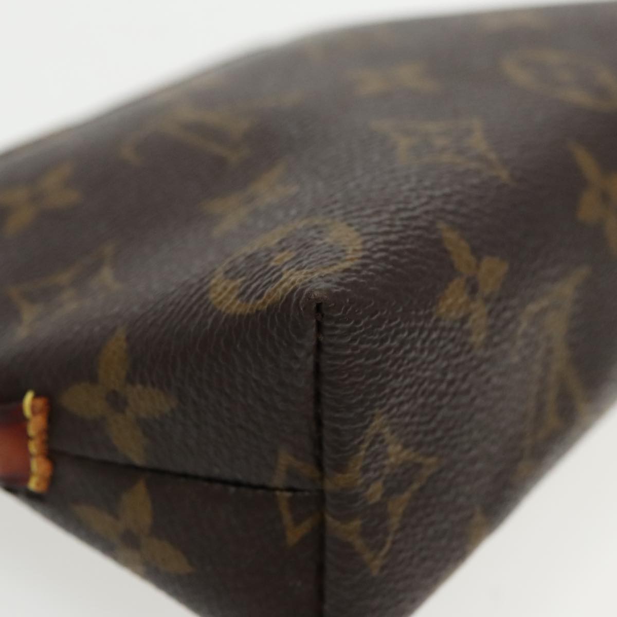 LOUIS VUITTON Monogram Pochette Cosmetic PM Cosmetic Pouch M47515 LV Auth 94125