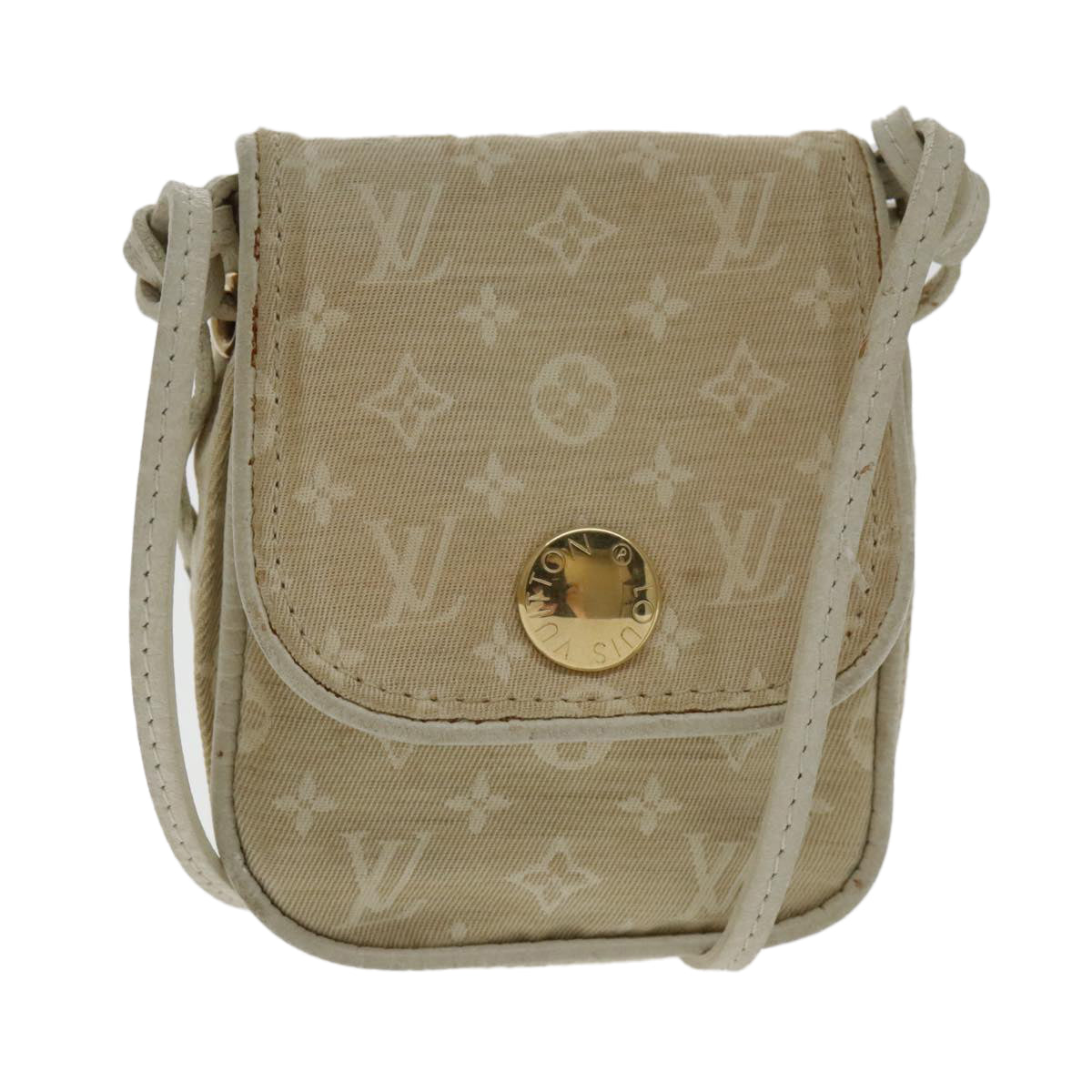 LOUIS VUITTON Monogram Mini Pochette Cancoon Bag Dunne M95312 LV Auth 94163A
