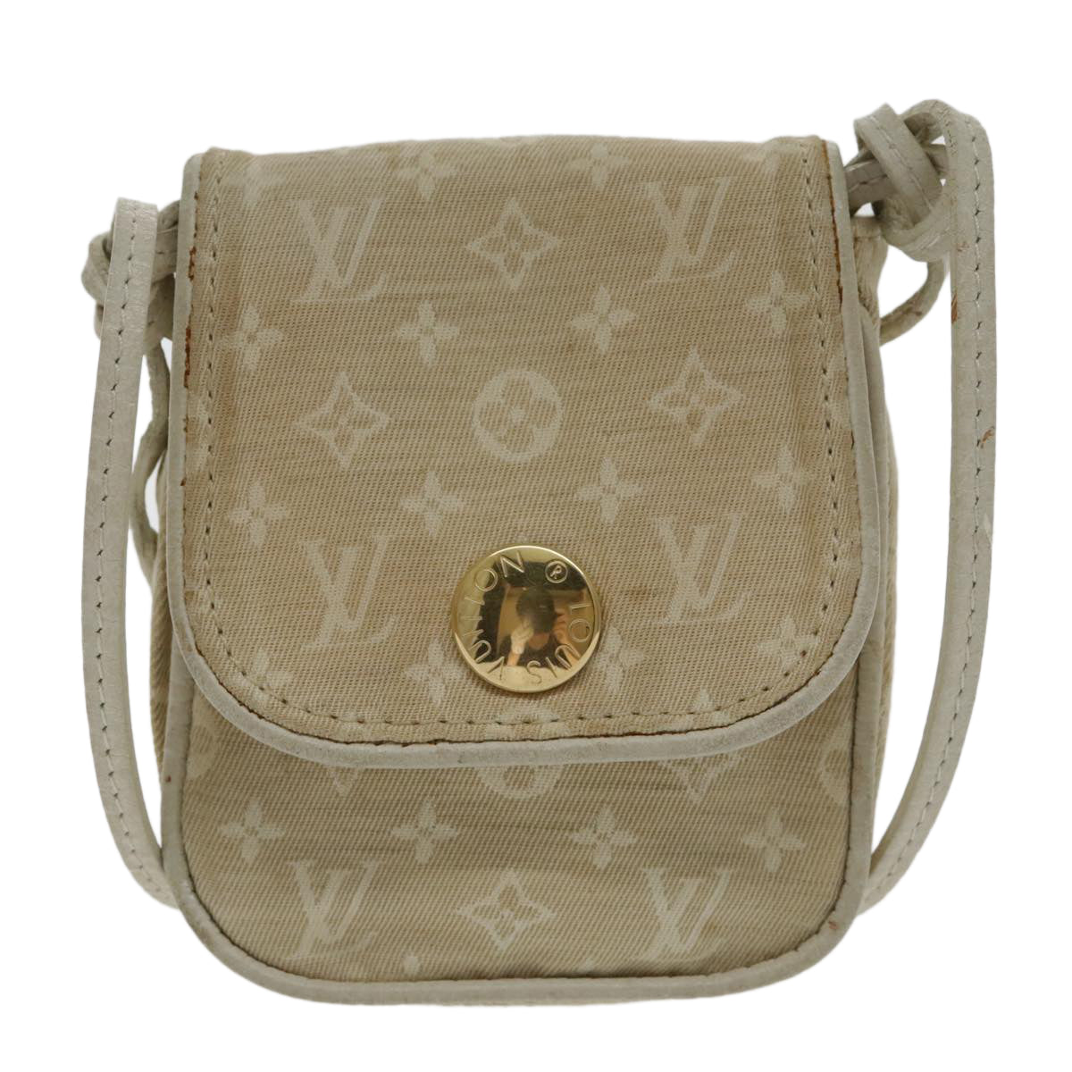 LOUIS VUITTON Monogram Mini Pochette Cancoon Bag Dunne M95312 LV Auth 94163A