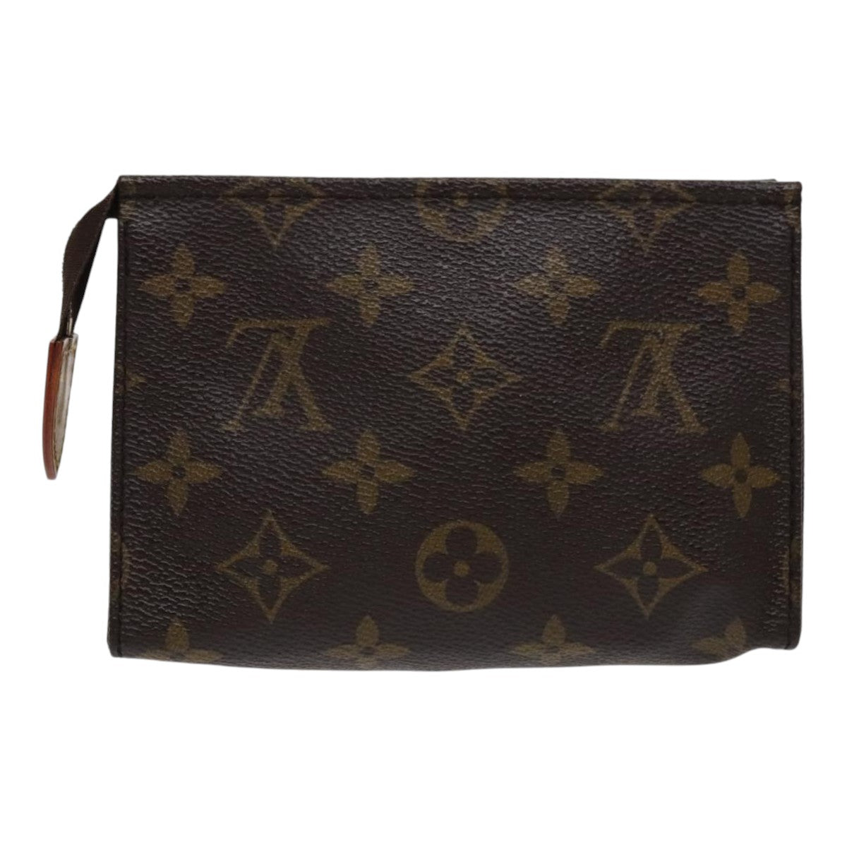 LOUIS VUITTON Monogram Poche Toilette 19 Pouch M47544 LV Auth 94164